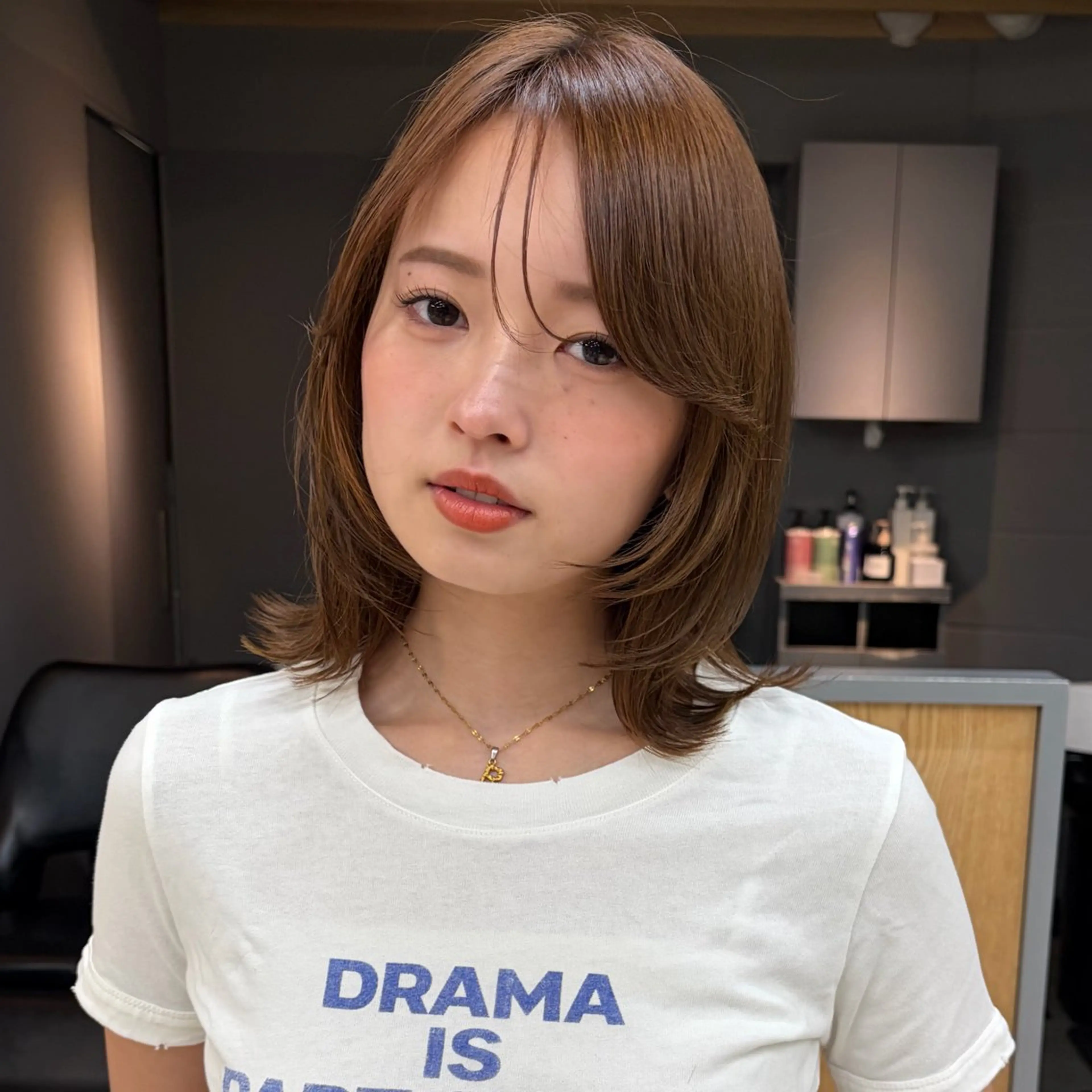 レイヤーボブ/ミニボブ/外ハネボブ／ハッシュカット✨(レイヤー入れさせてくれる方のみ)トリートメント付きの写真