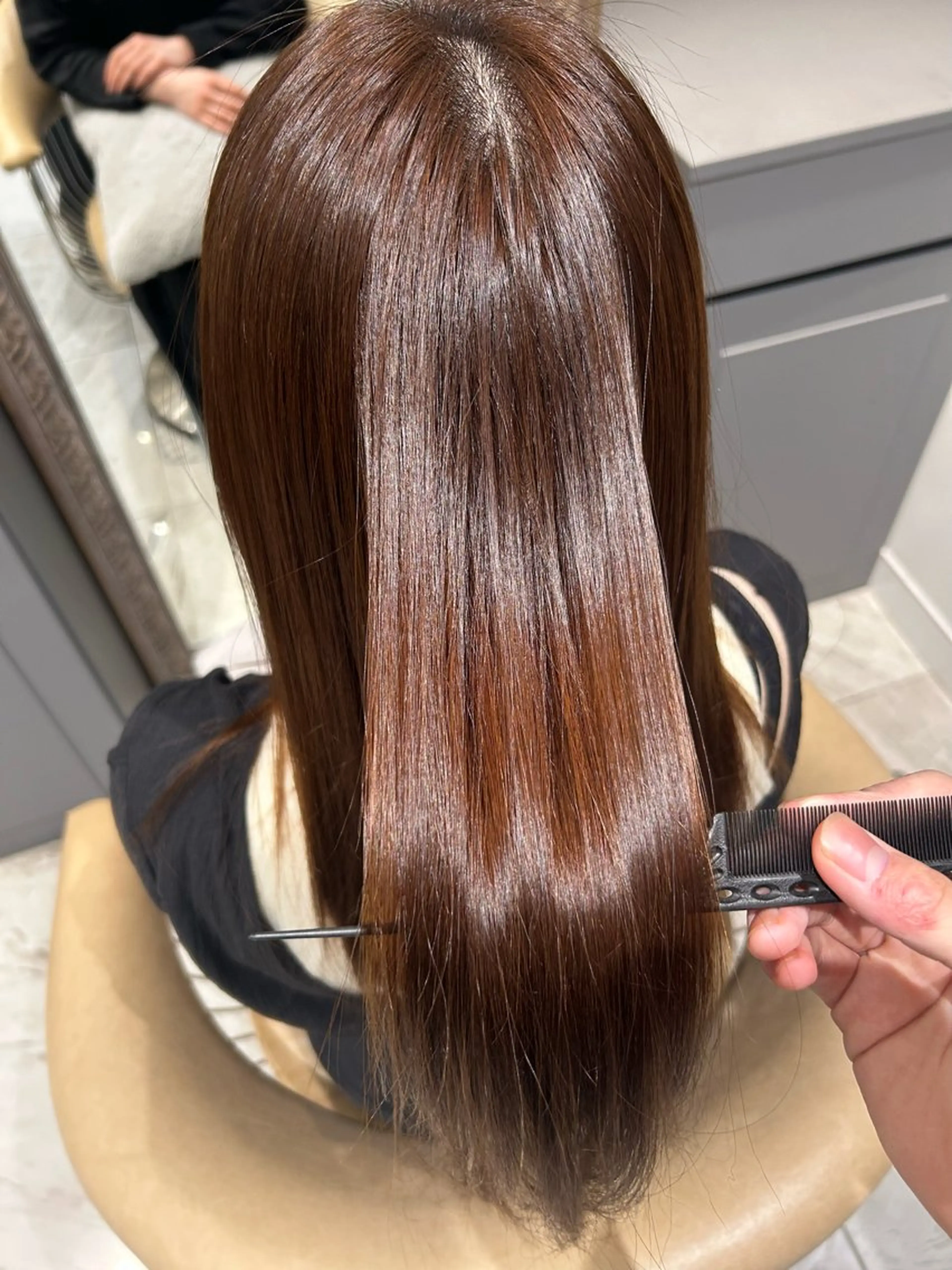 ロング トリートメント 透明感カラー×ケア ブリーチTakeruのヘアスタイル