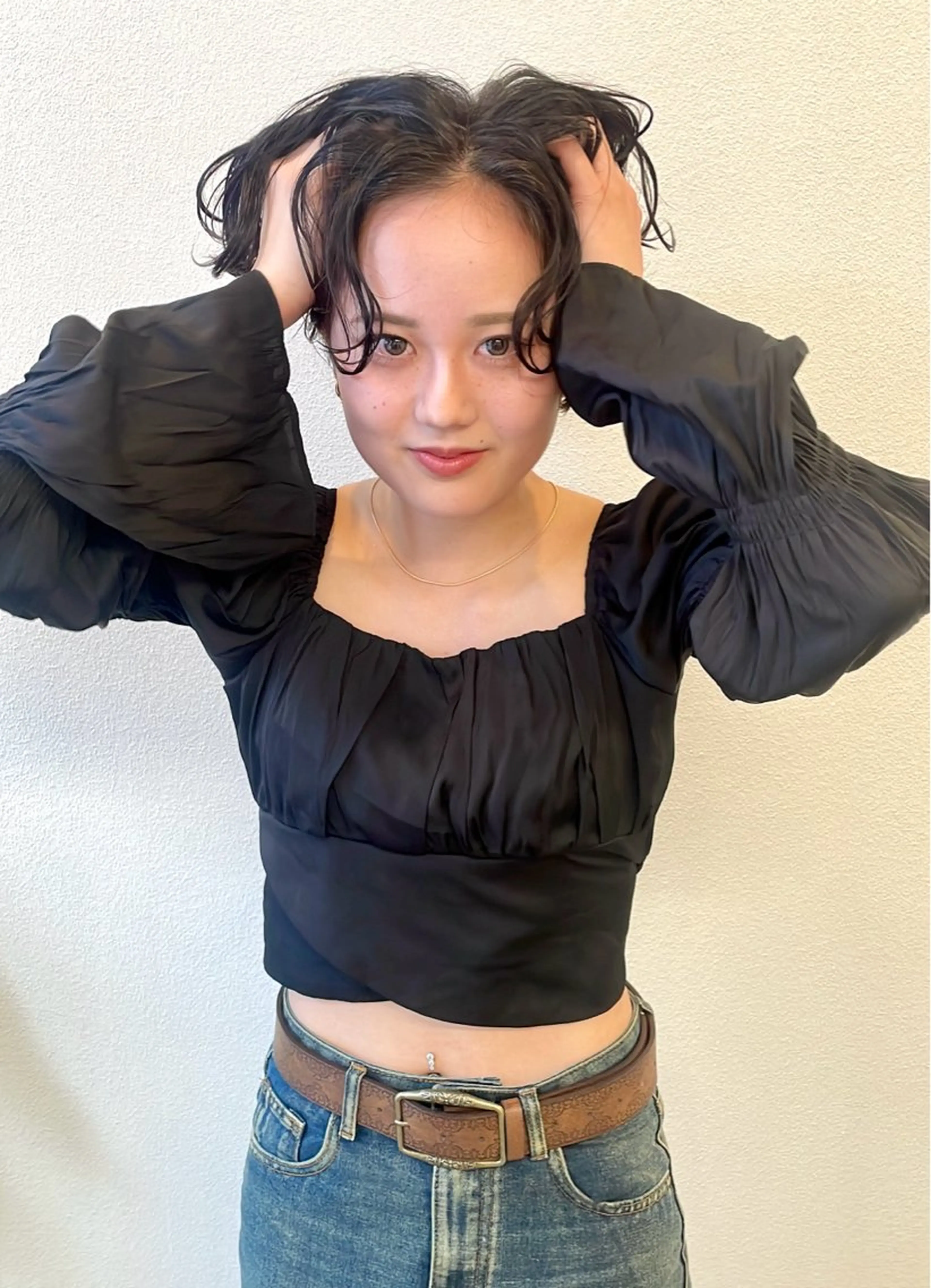 ショート パーマ カット パーマ ヒナゴ トヨカズのヘアスタイル