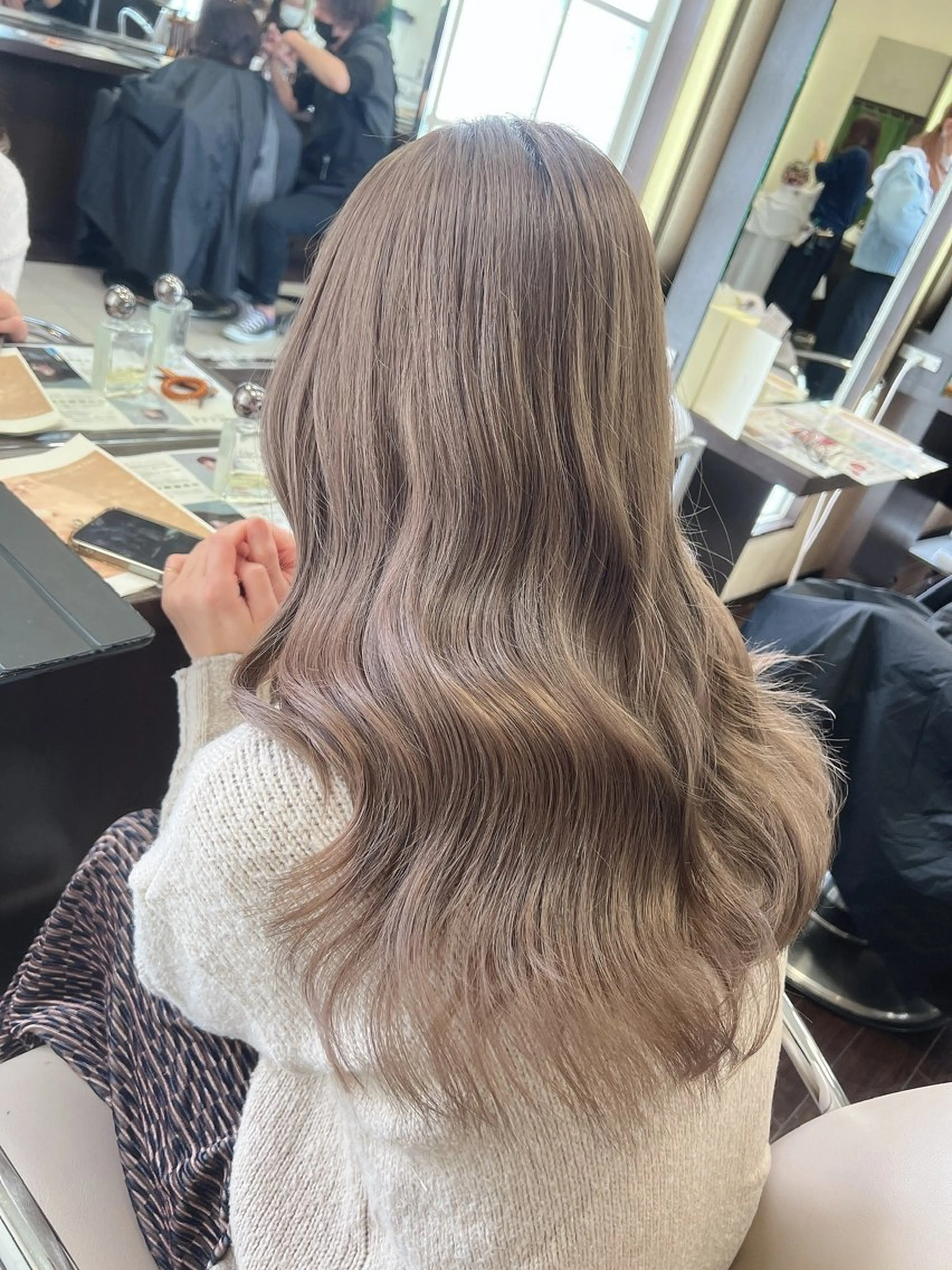 ロング カラー 具志 正太のヘアスタイル