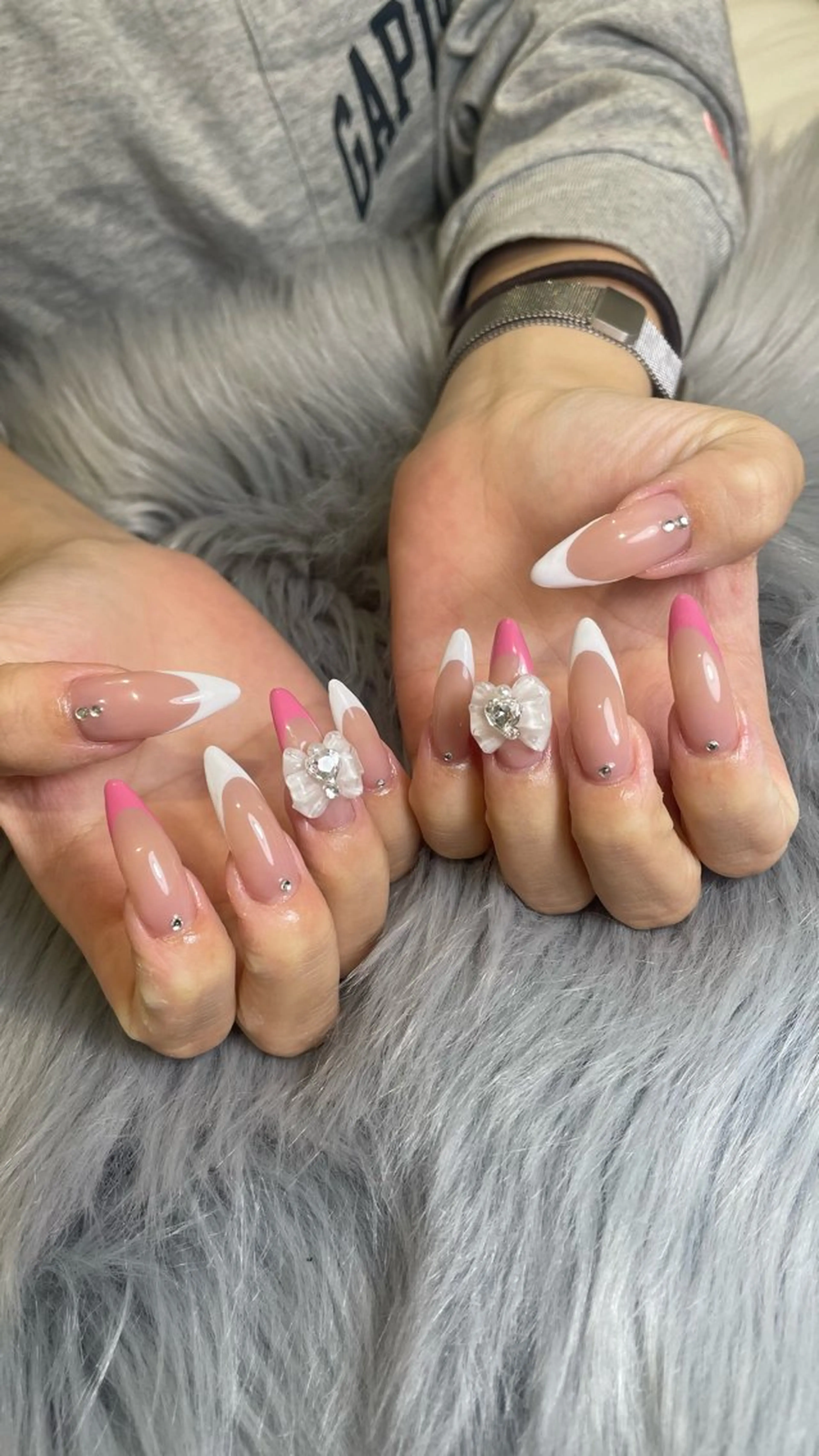 ネイル ラメ(グリッター) ハンドネイル RICO NAIL所属・RICO Nail パーツつけ放題🌈のネイルデザイン