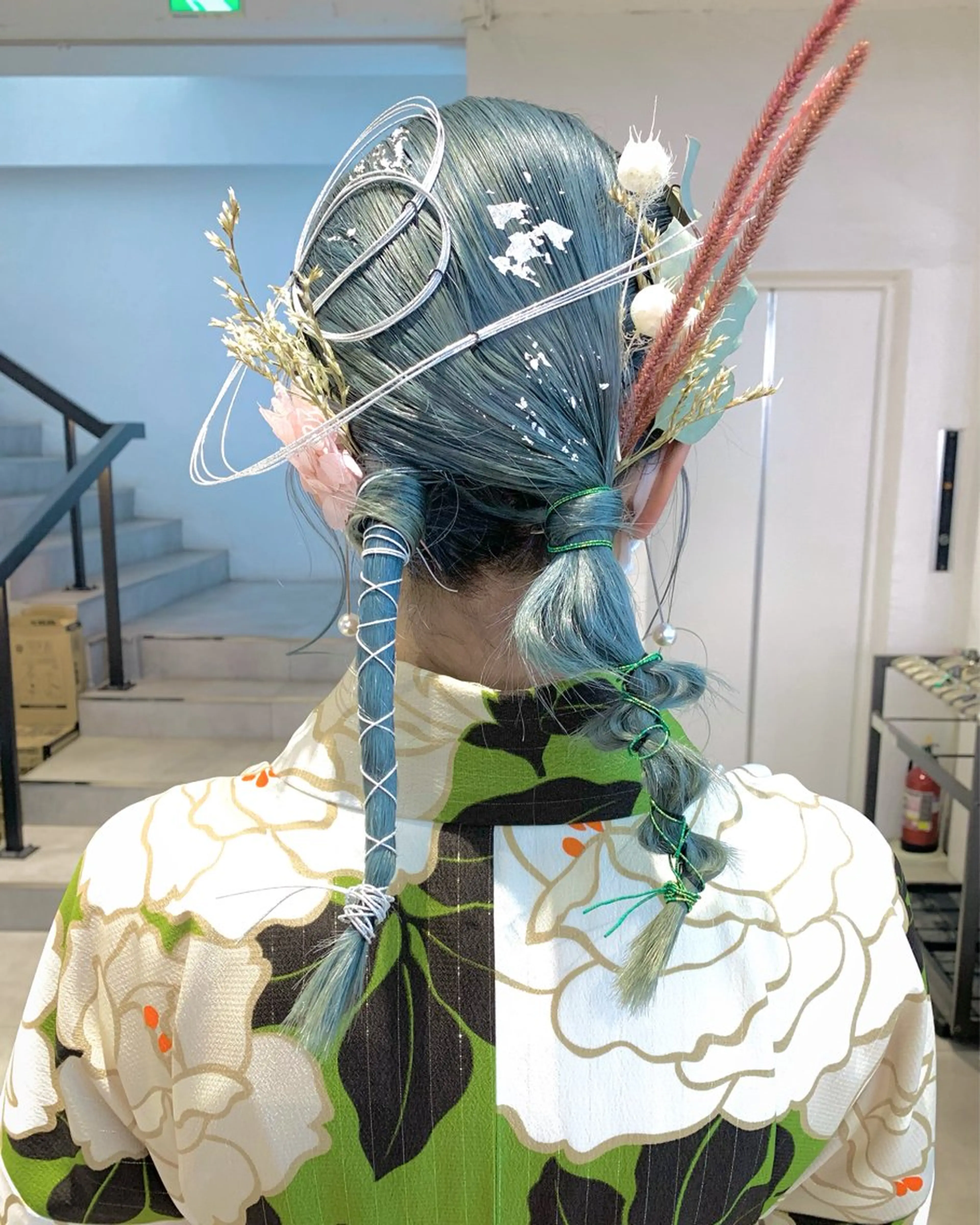 ヘアアレンジ 卒業式のヘアスタイル 着付け Kureha/ネイル トレンドヘアのマツエク・マツパデザイン