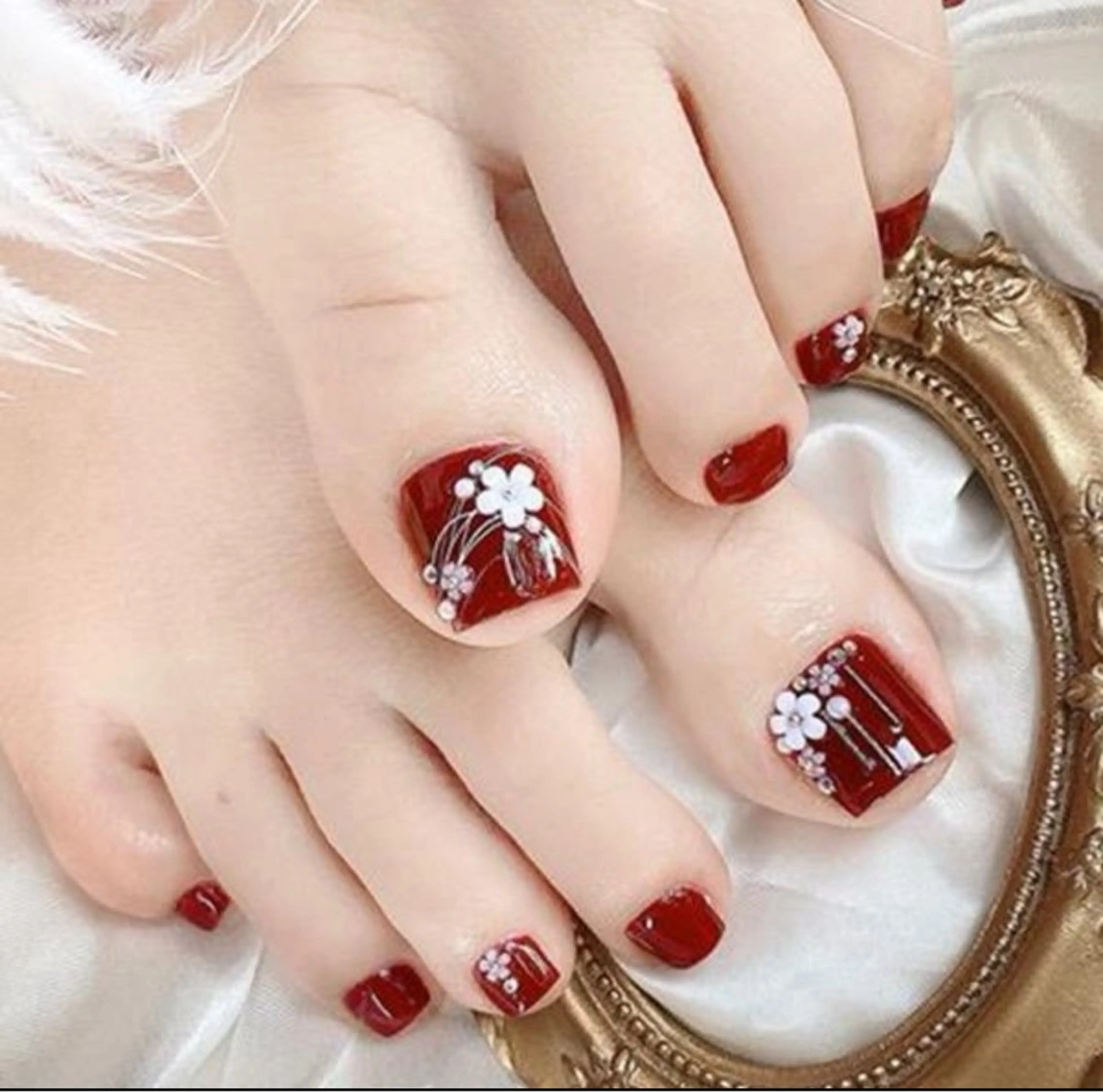 ネイル フットネイル フットネイル S·K ネイルサロンのネイルデザイン