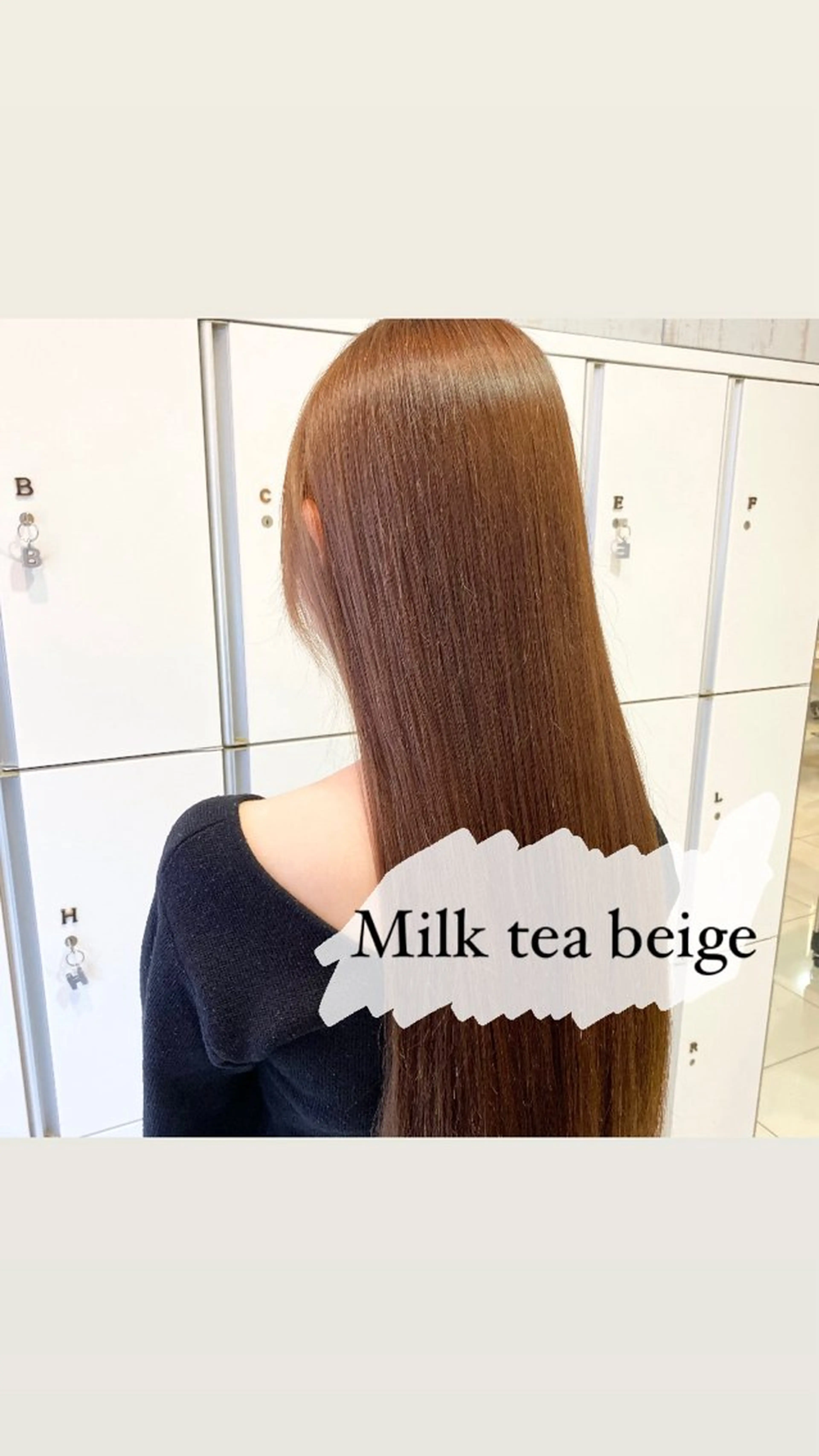 ロング カラー ヘアアレンジ ベージュカラー ブリーチ ブリーチなしカラー ミルクティーベージュ 暖色カラー/池田麻帆のヘアスタイル