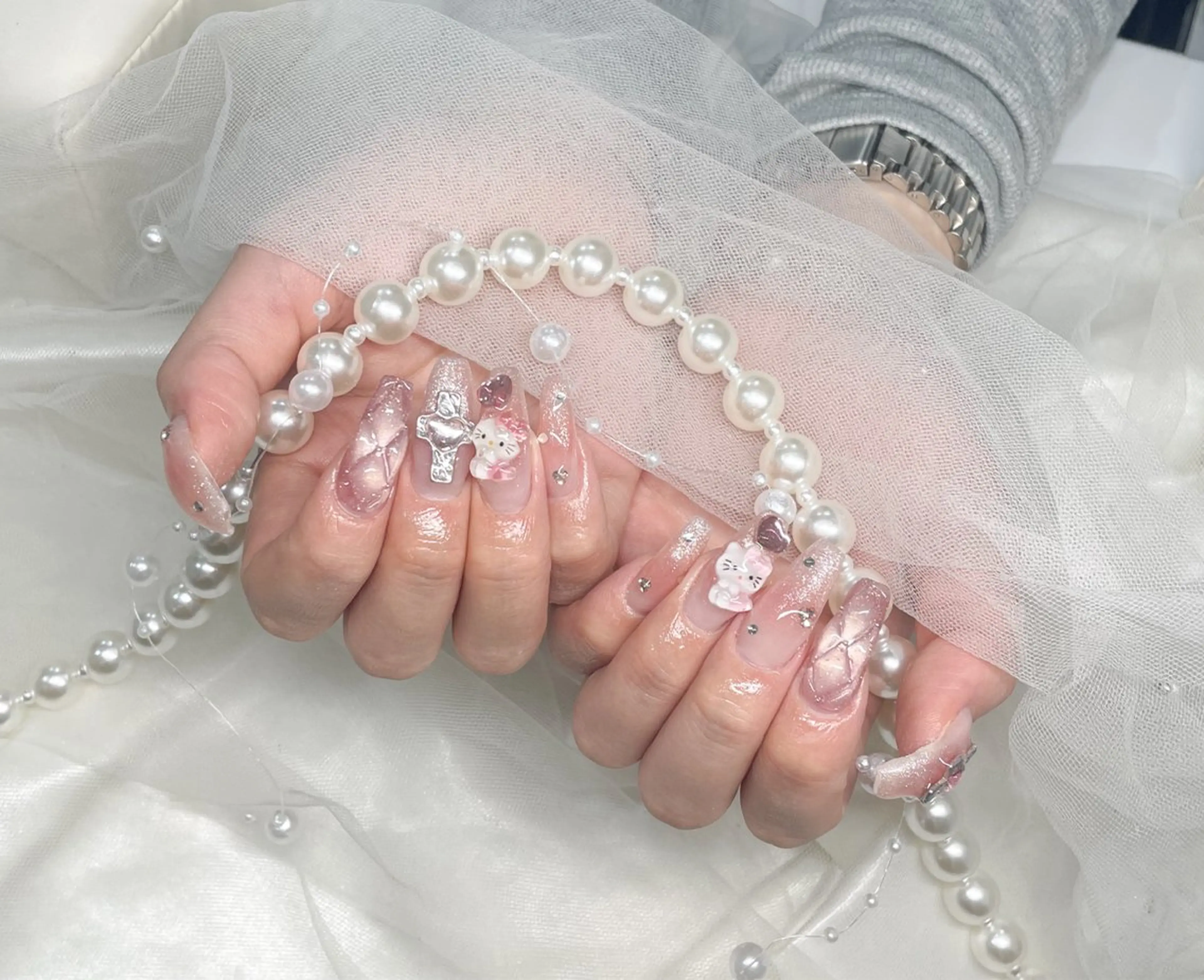 ネイル ジョアアンジェ京橋店 MARINA‎🤍のネイルデザイン