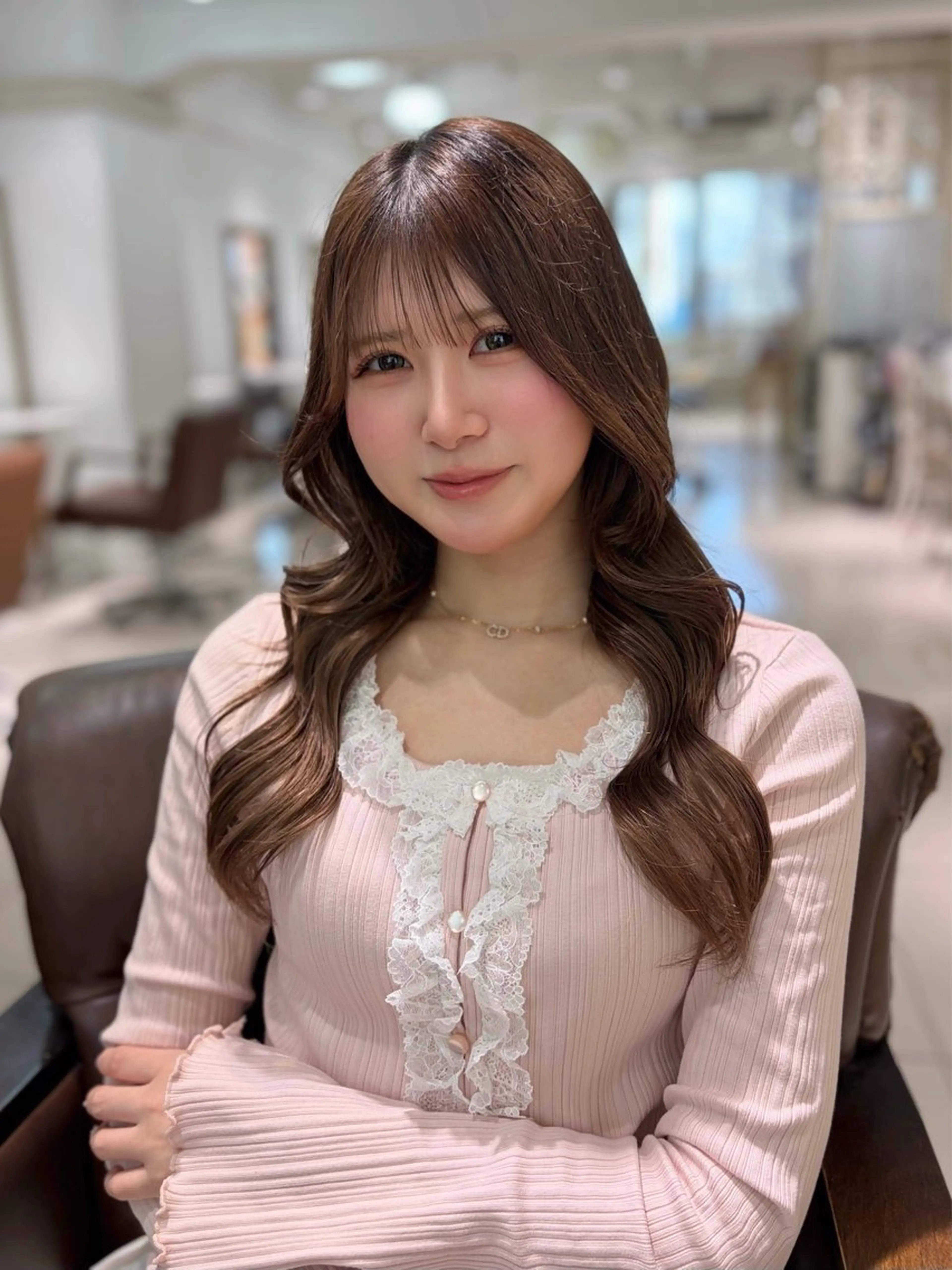 ロング ヘアカラー トリートメント 髪質改善🫧透明感 カラー💞はな🎀のヘアスタイル