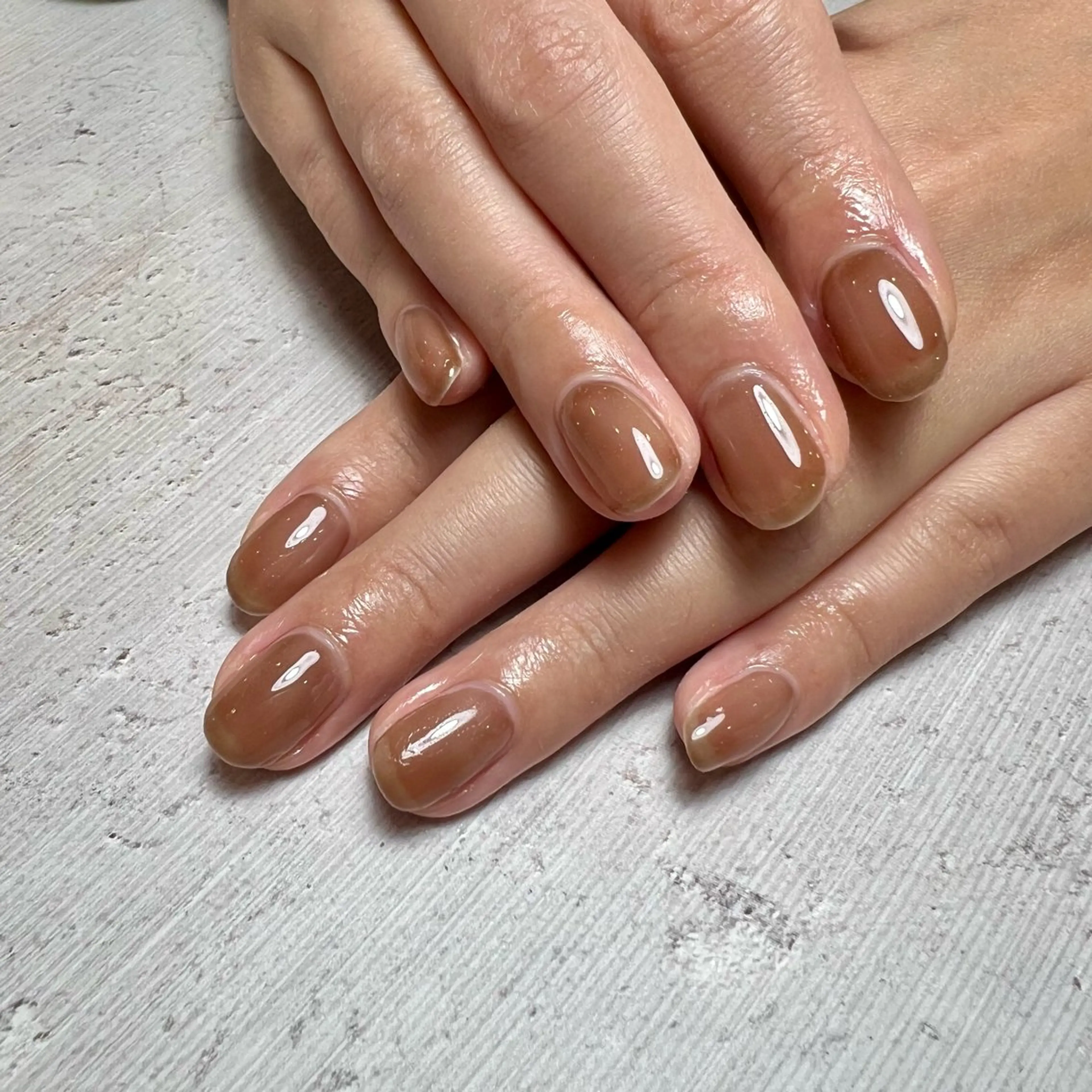 ネイル ワンカラーネイル twin .のネイルデザイン