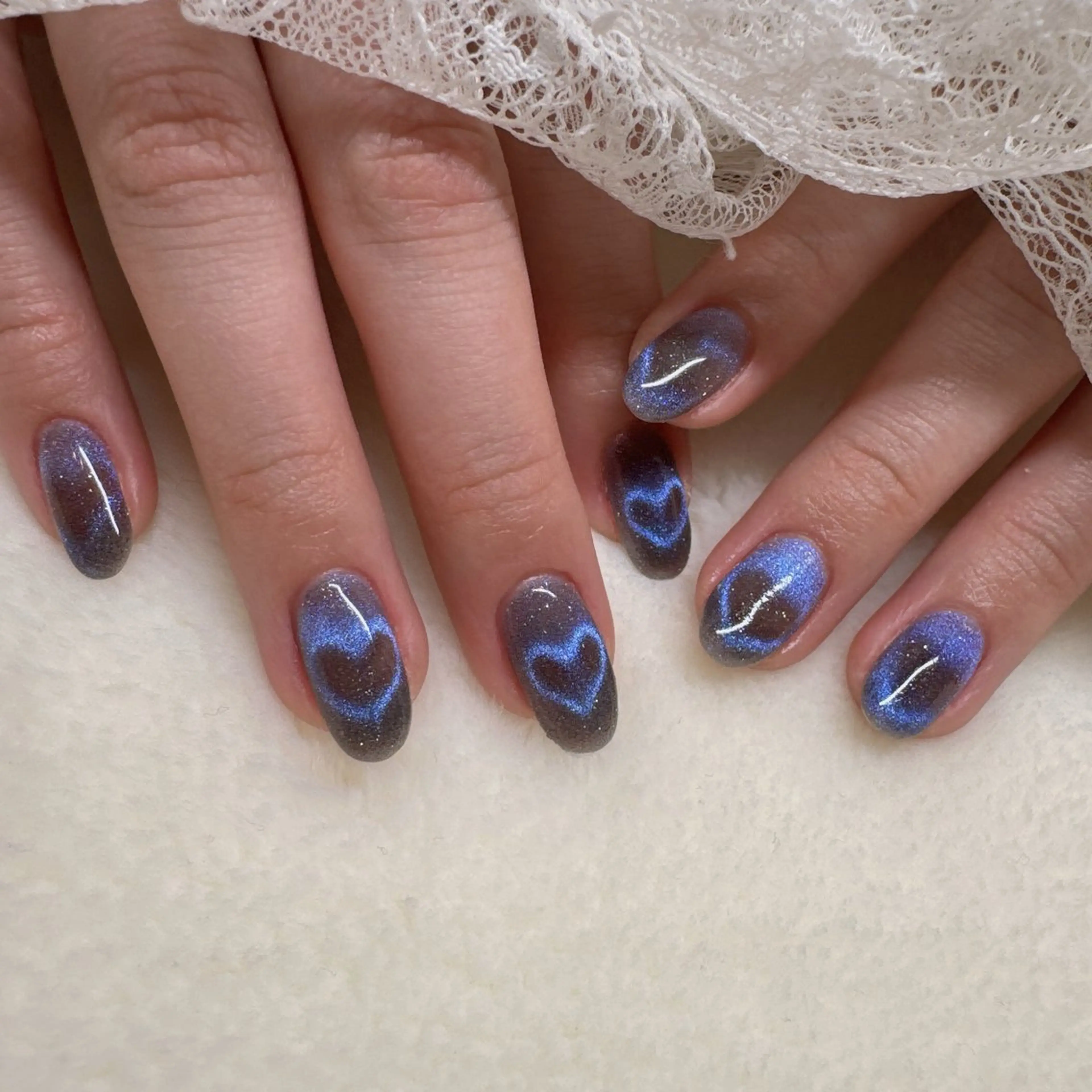 ネイル ハンドネイル 韓国ネイル/ワンホン ネイル🎀表参道3分のネイルデザイン