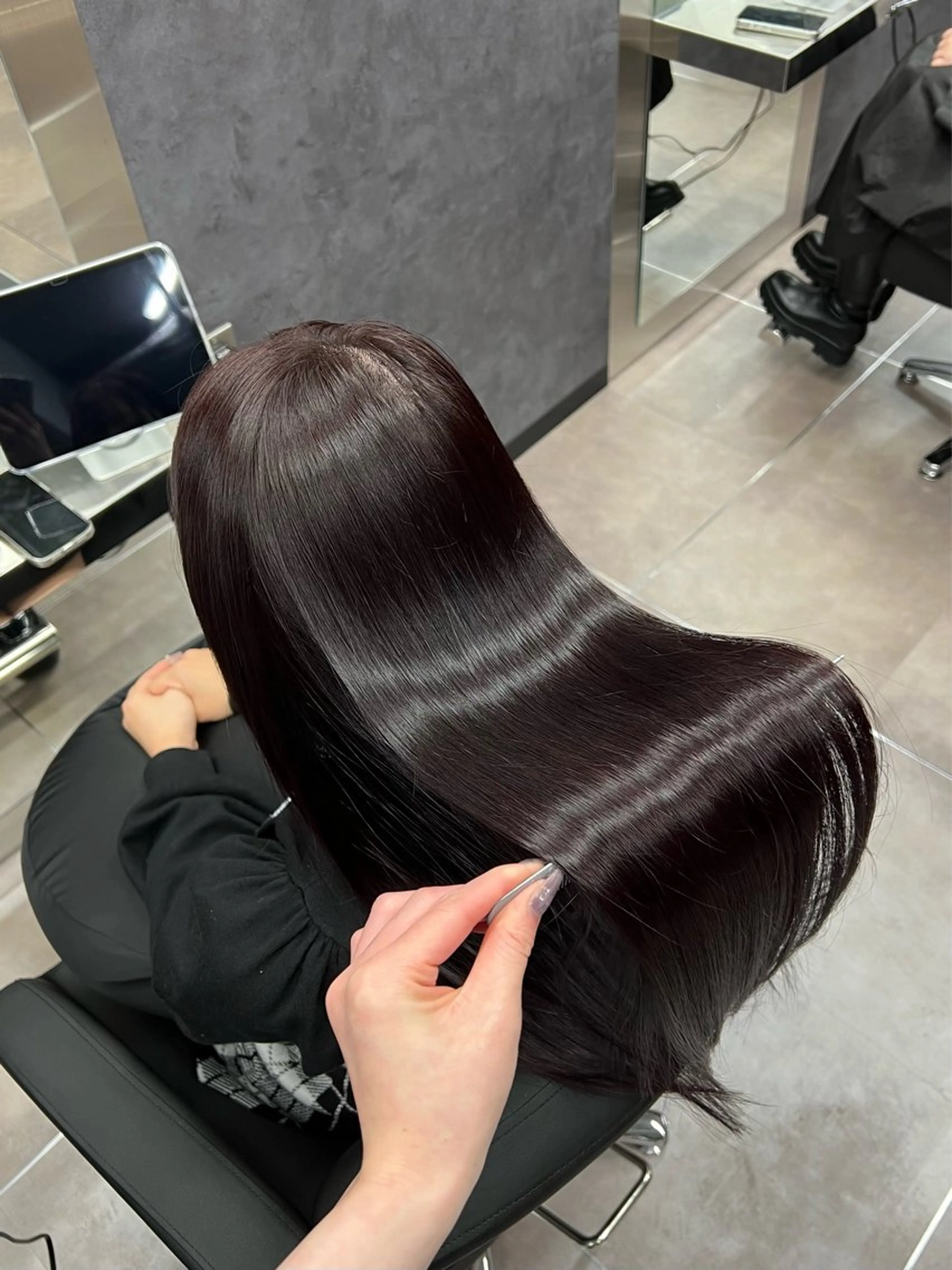 ロング 髪質改善 トリートメント トリートメント 🩶髪質改善/新宿 /saaya🩶のヘアスタイル