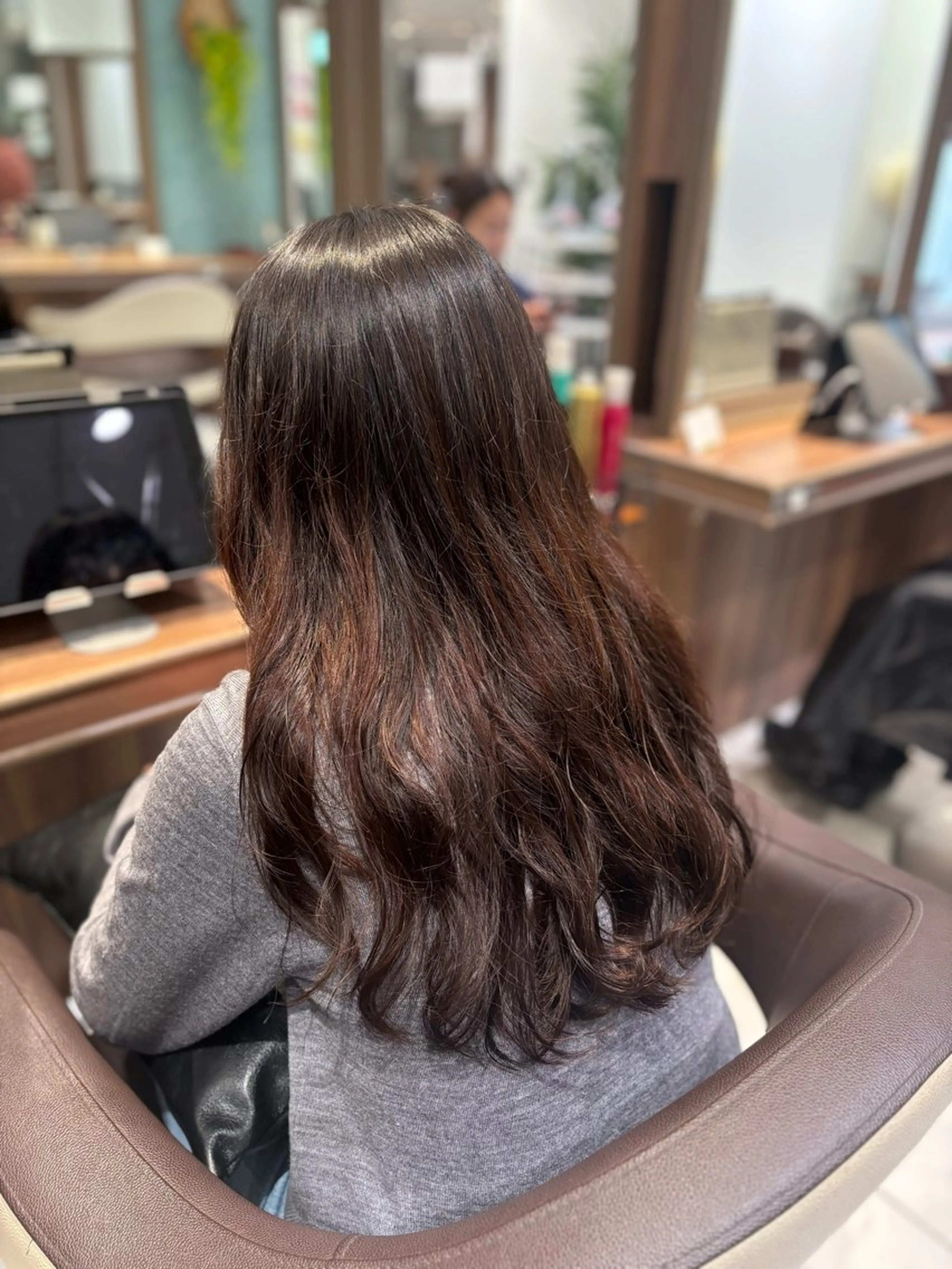 ロング パーマ ゆるふわパーマ🌸/ ハイトーン/あゆみのヘアスタイル