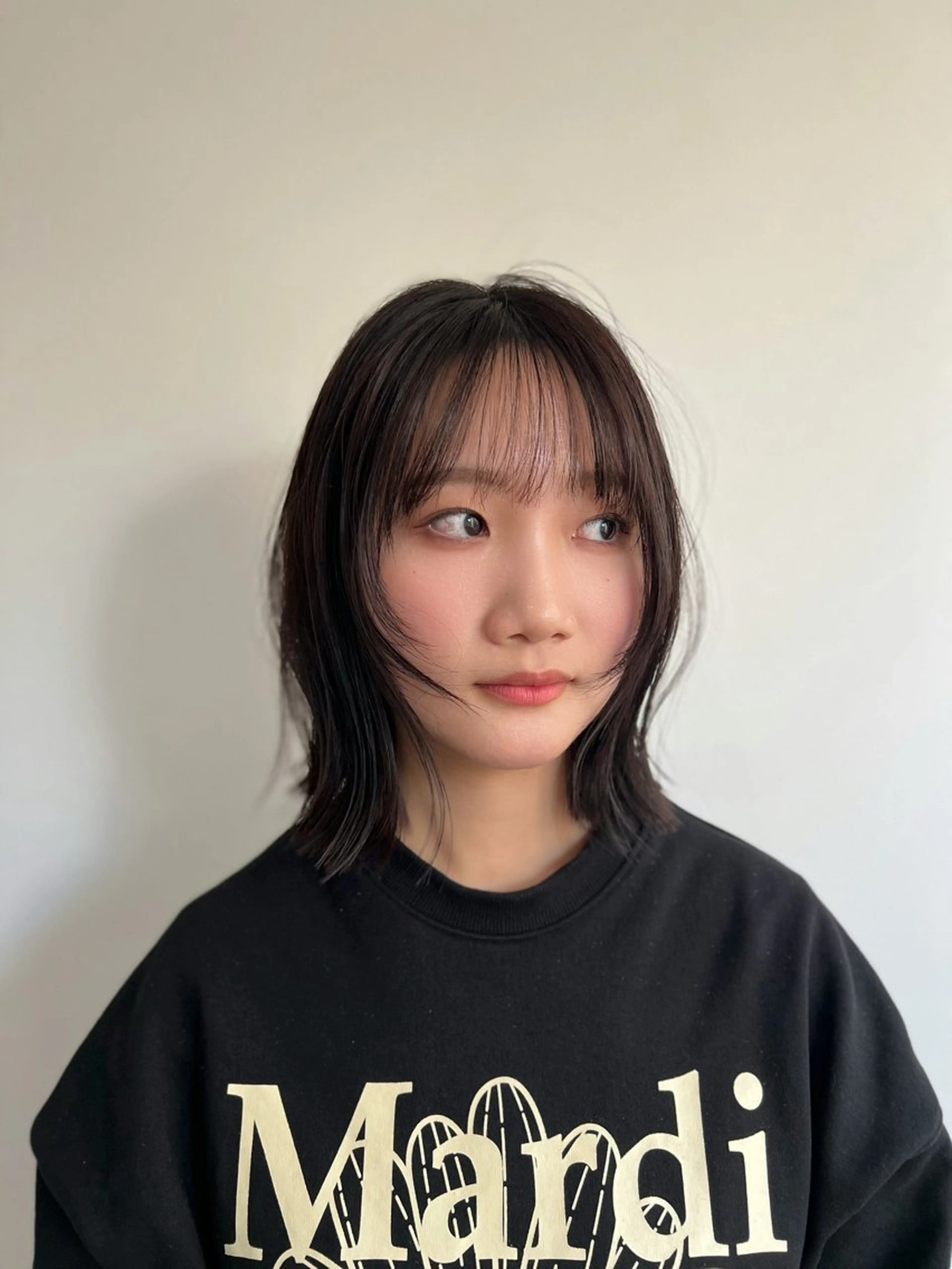 ミディアム カット ヘアカラー トリートメント 艶髪/髪質改善 【熊野隼人】のヘアスタイル