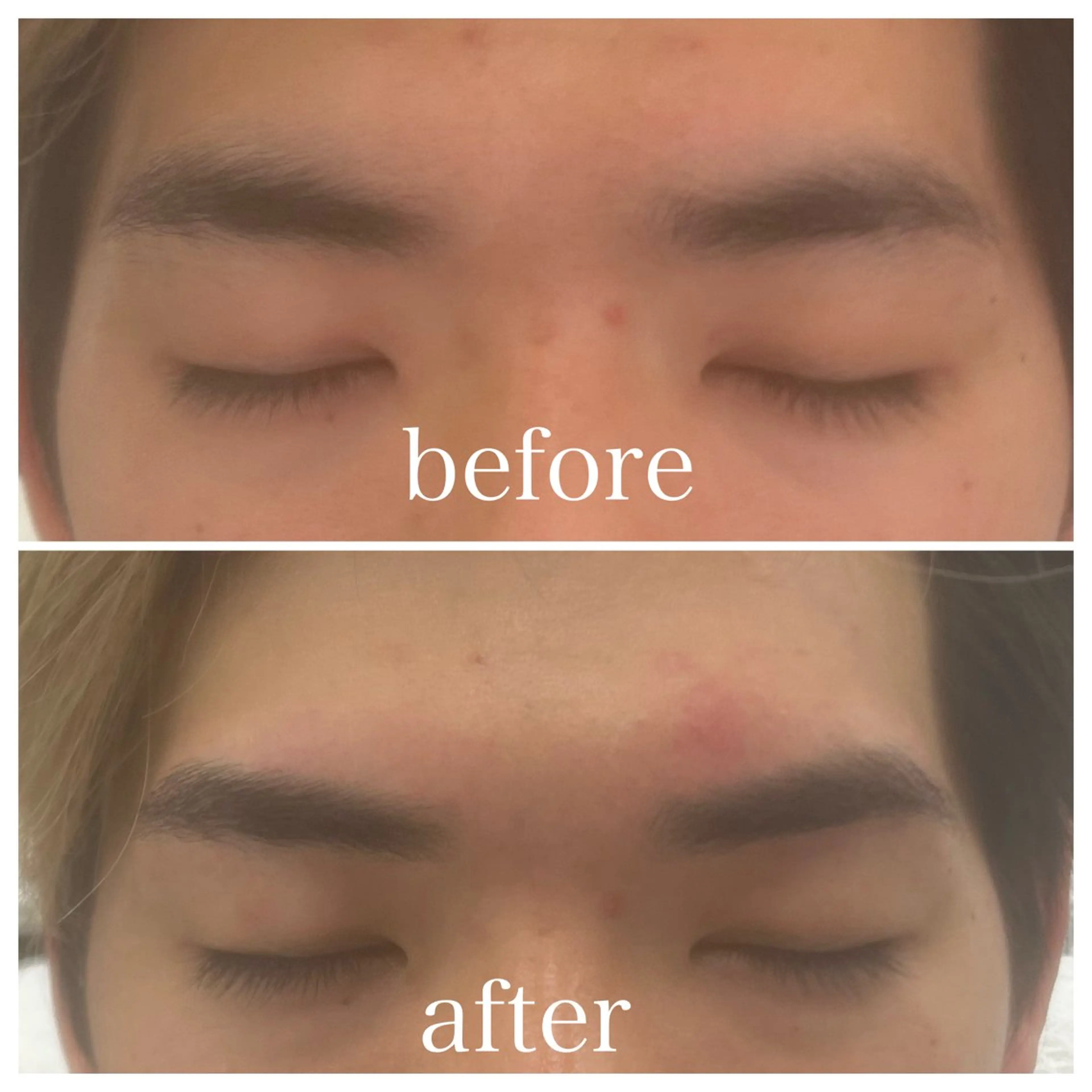 メンズカット+眉毛wax脱毛スタイリングの写真