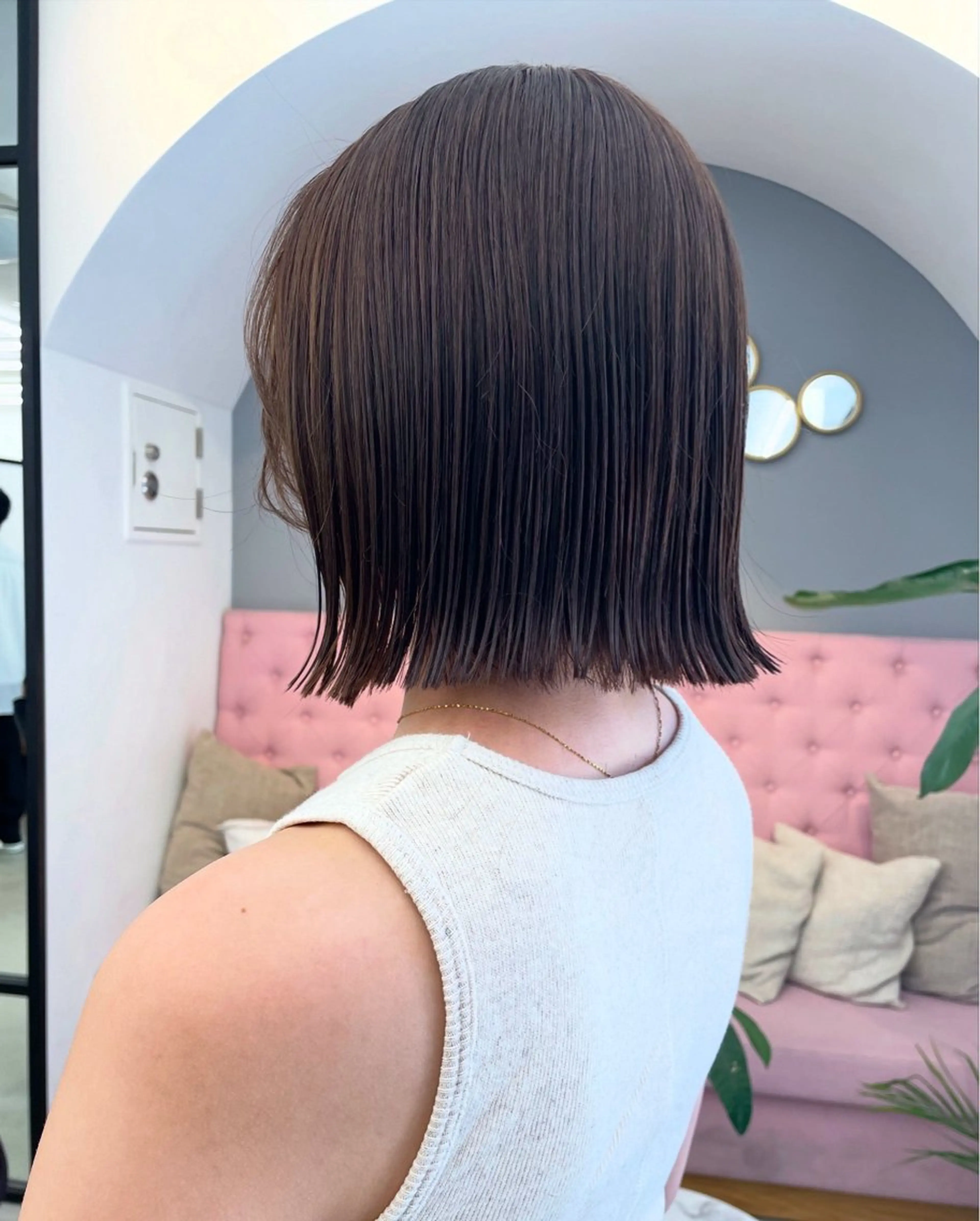 ミディアム レイヤー似合わせ カット/山下凌生のヘアスタイル