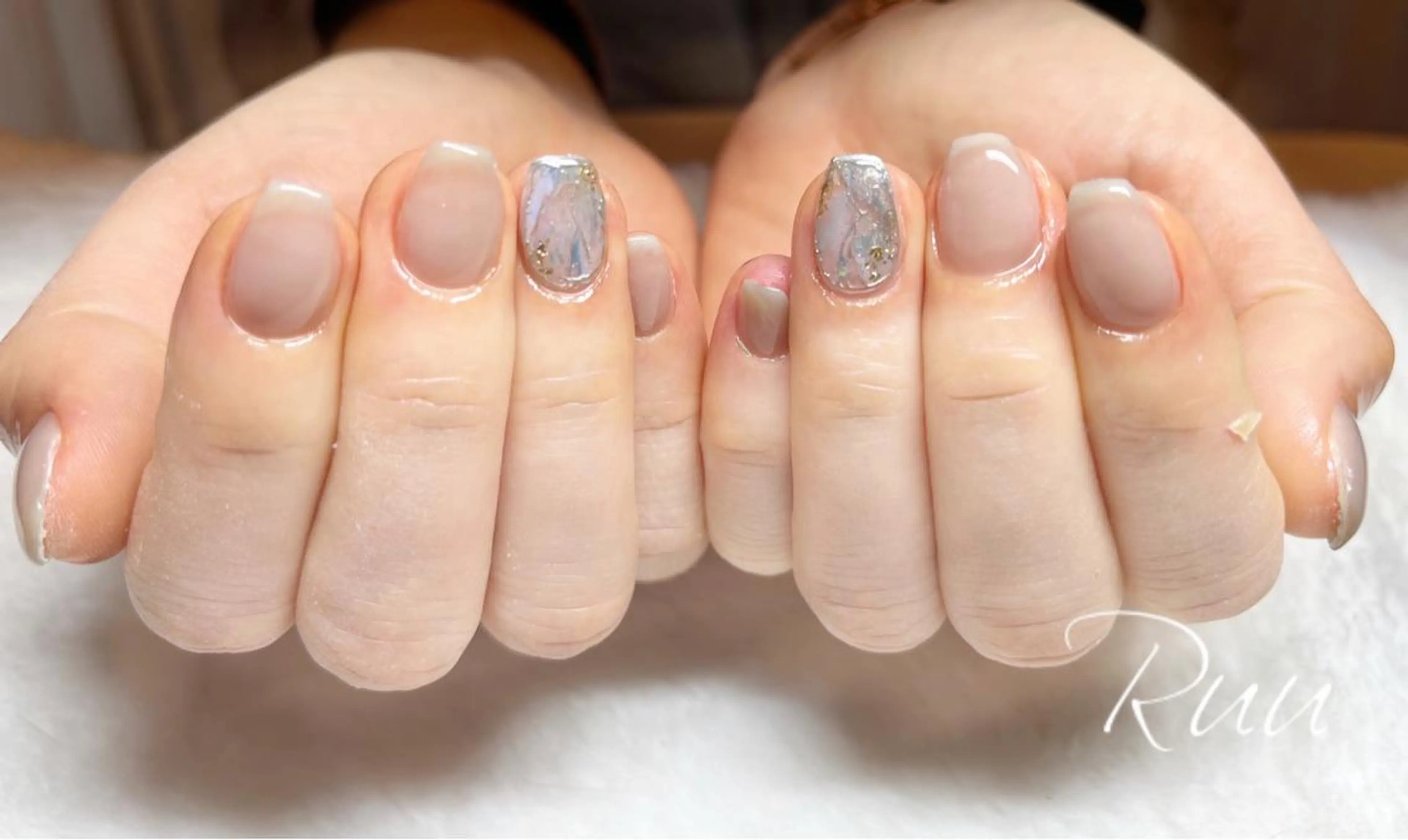 ネイル アートネイル フットネイル フレンチネイル キラキラネイル 韓国ネイル Nail salon Ruuのネイルデザイン
