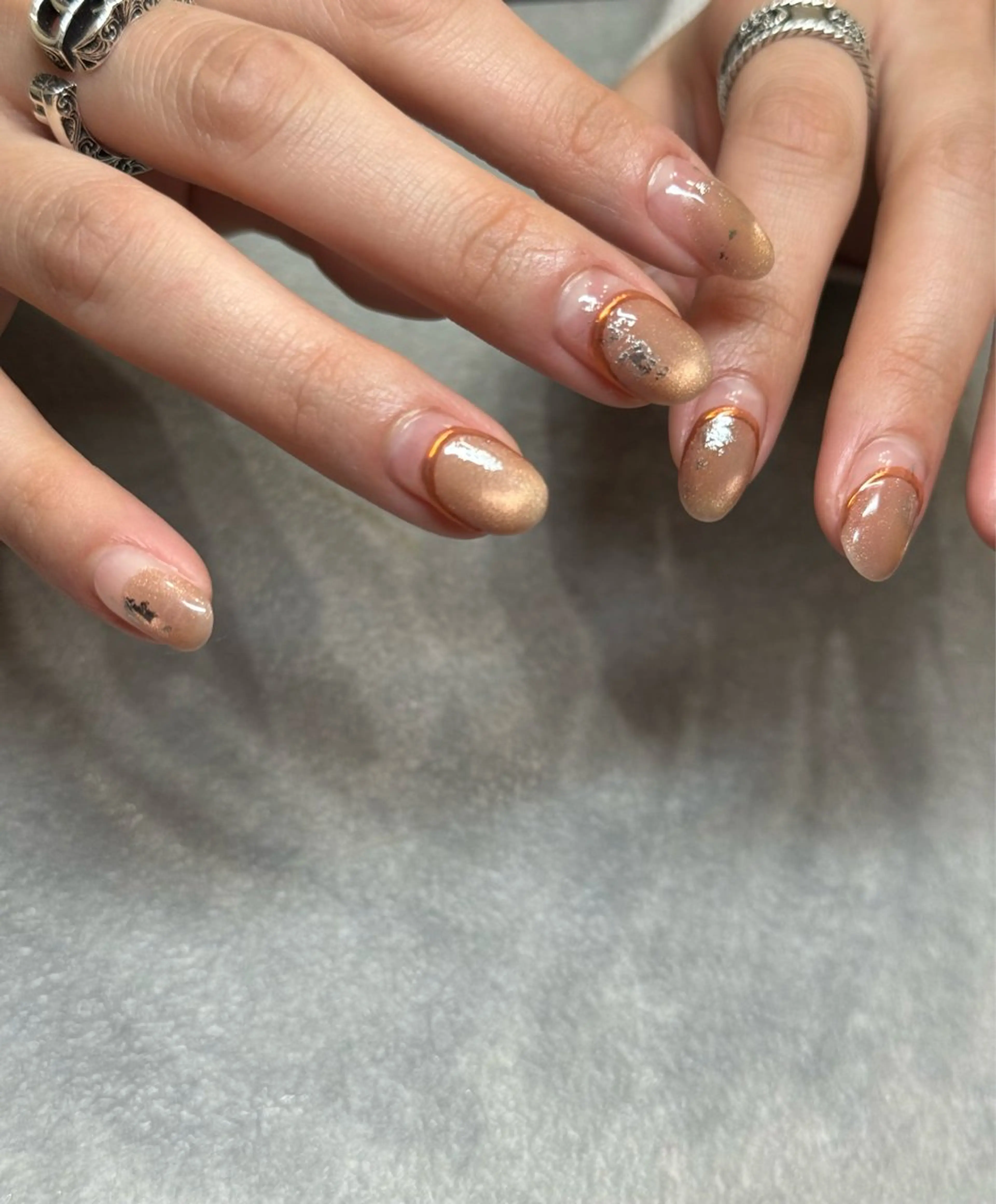 ネイル ハンドネイル フットネイル kiii.__ ✴︎*のネイルデザイン