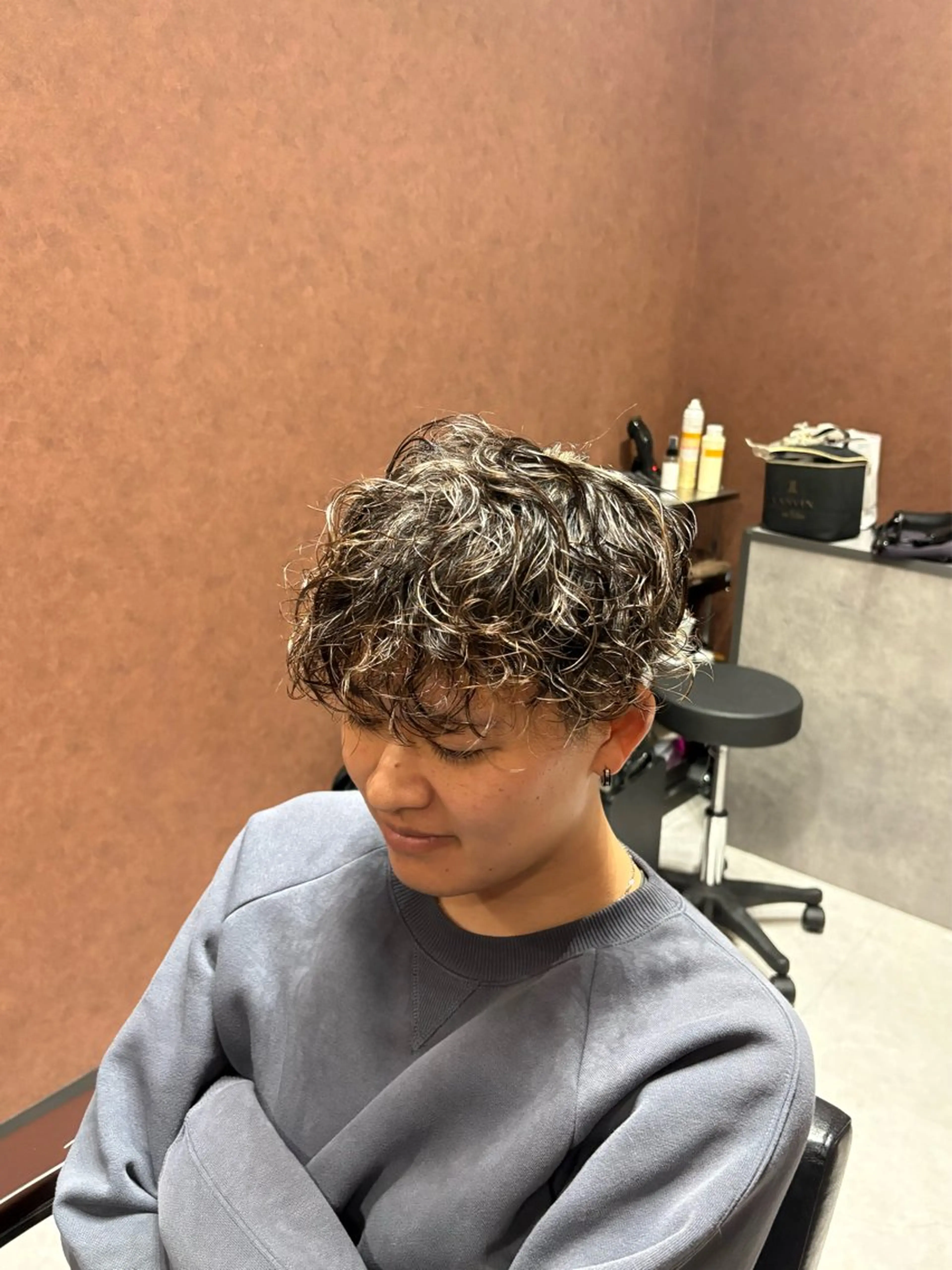 カラー パーマ メンズ カット ヘアカラー パーマ メンズ特化 / Reiのヘアスタイル