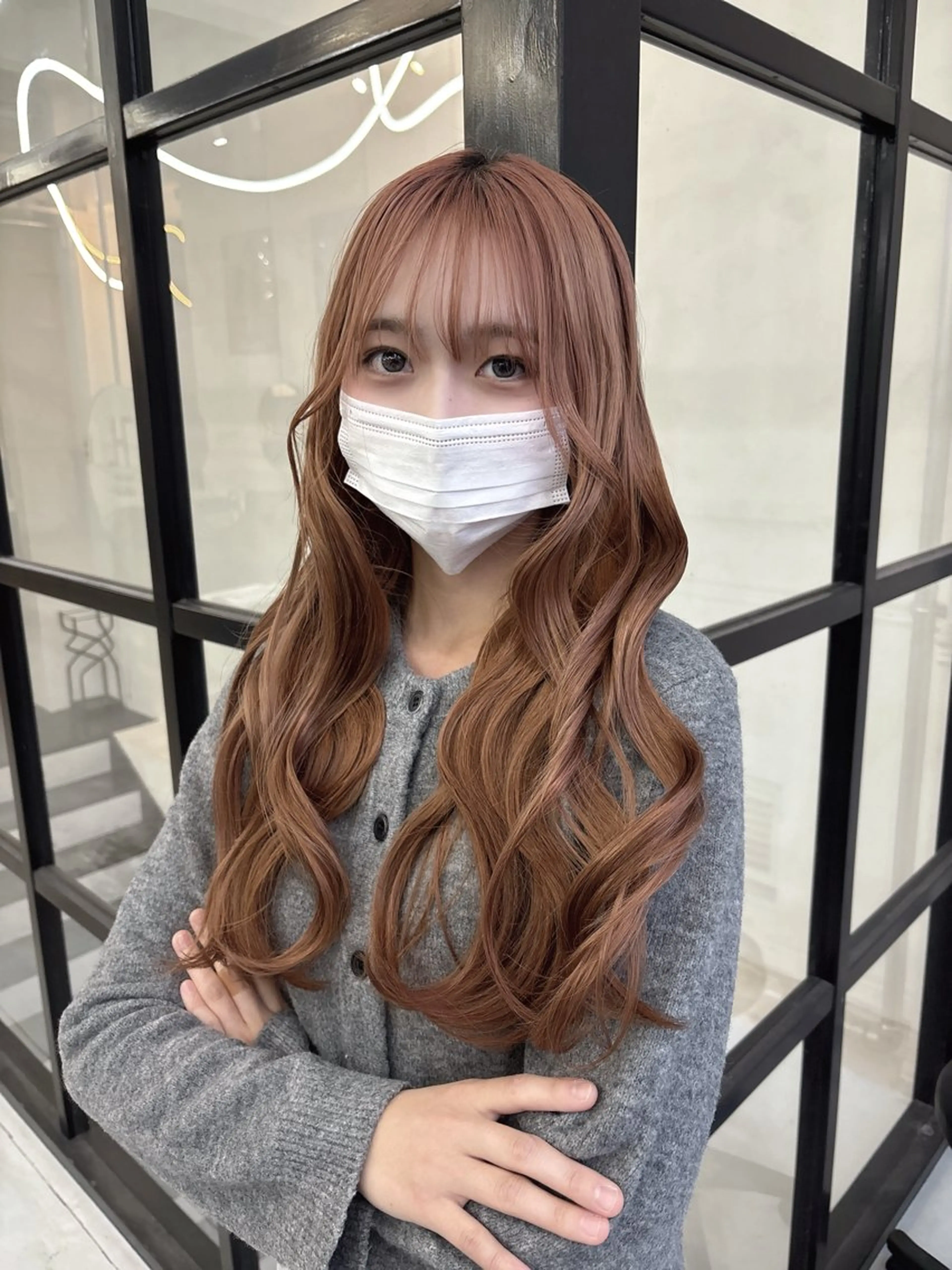 ロング ヘアセット MaisonHALU さくらのヘアスタイル