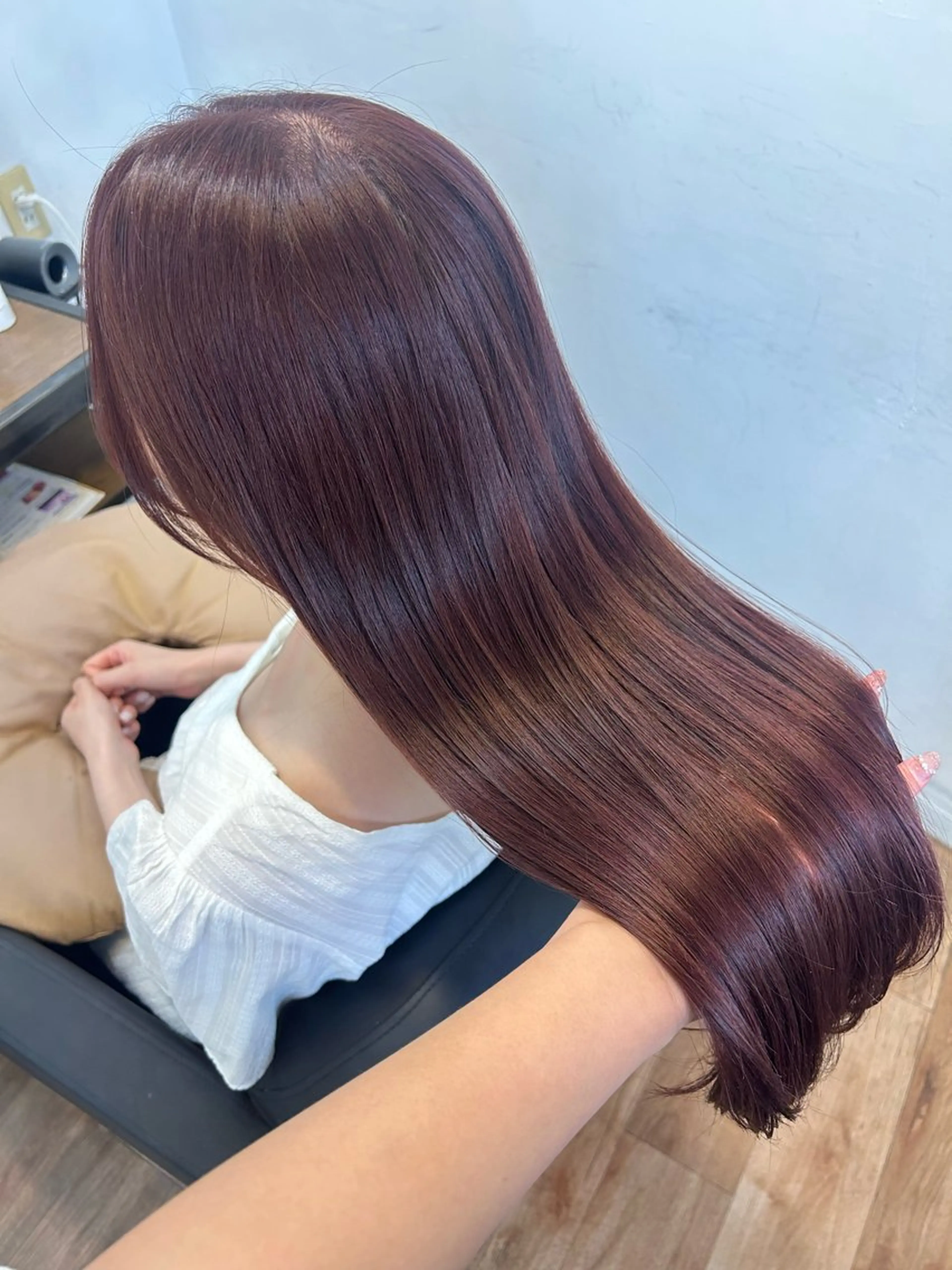 ロング 藤間 帆乃夏（とうまほのかのヘアスタイル