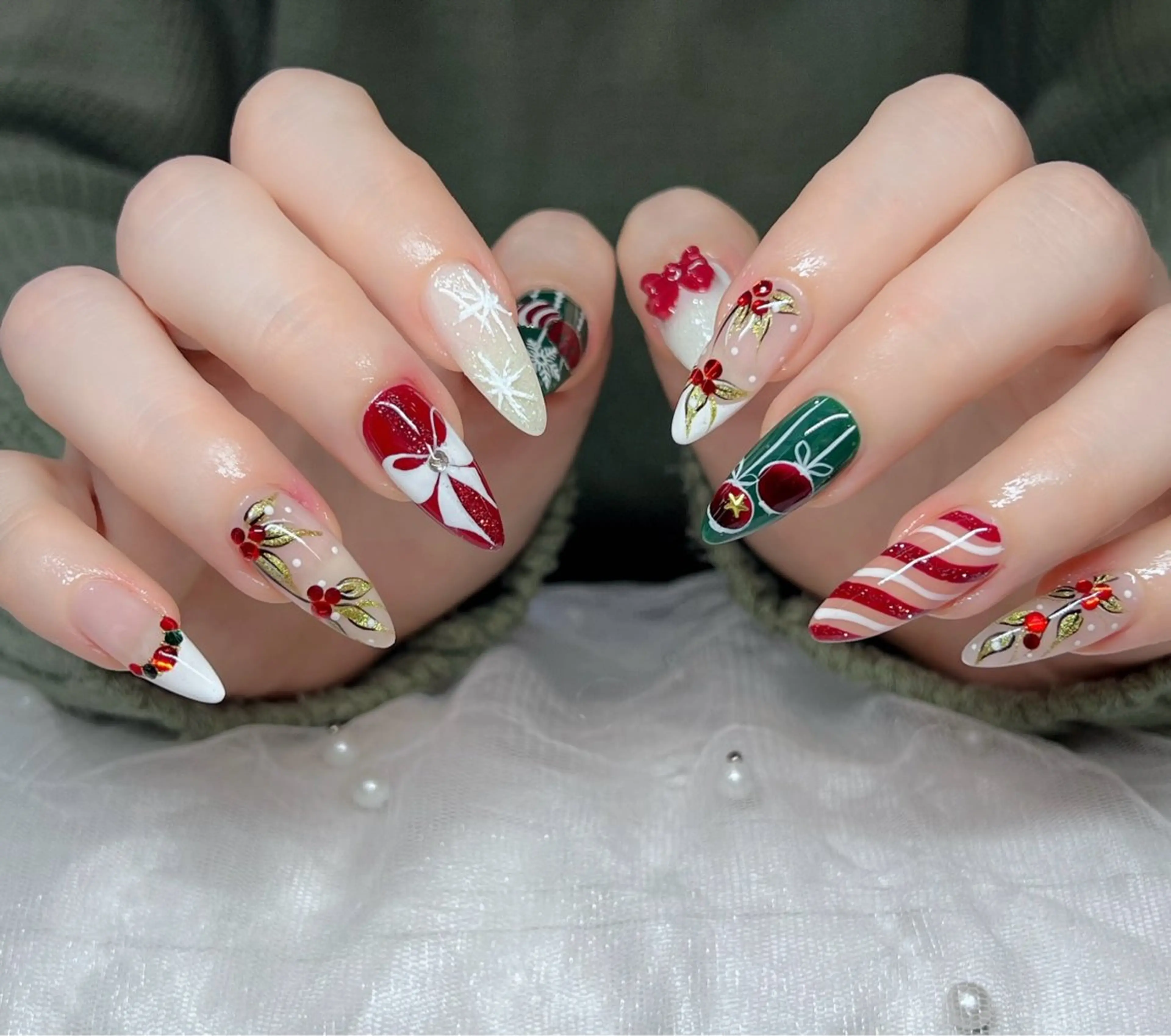 ネイル 🎀PG🩵 ネイルサロンのネイルデザイン