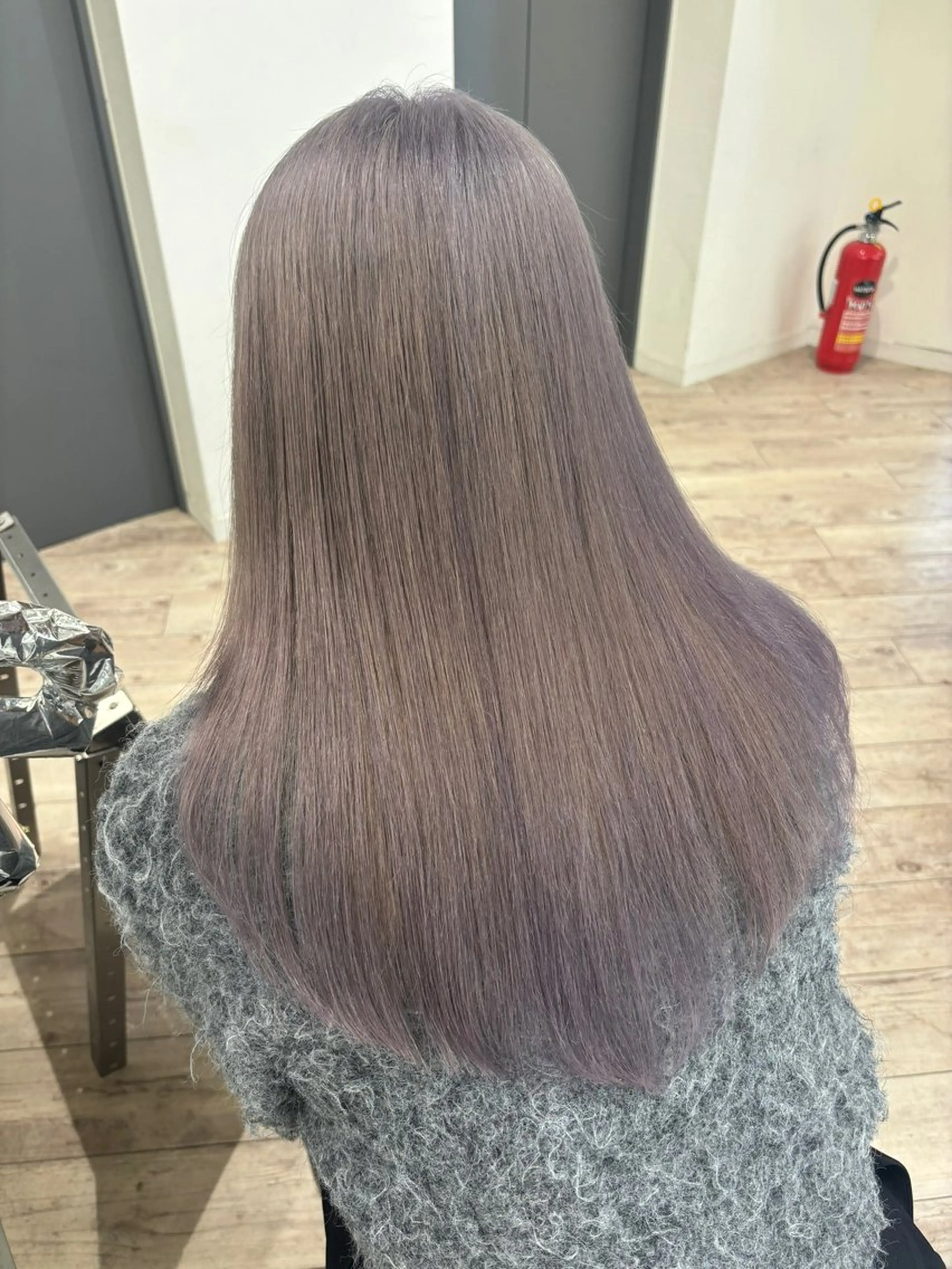 ロング ヘアカラー トリートメント ♡似合わせハイトーン ♡maiのヘアスタイル