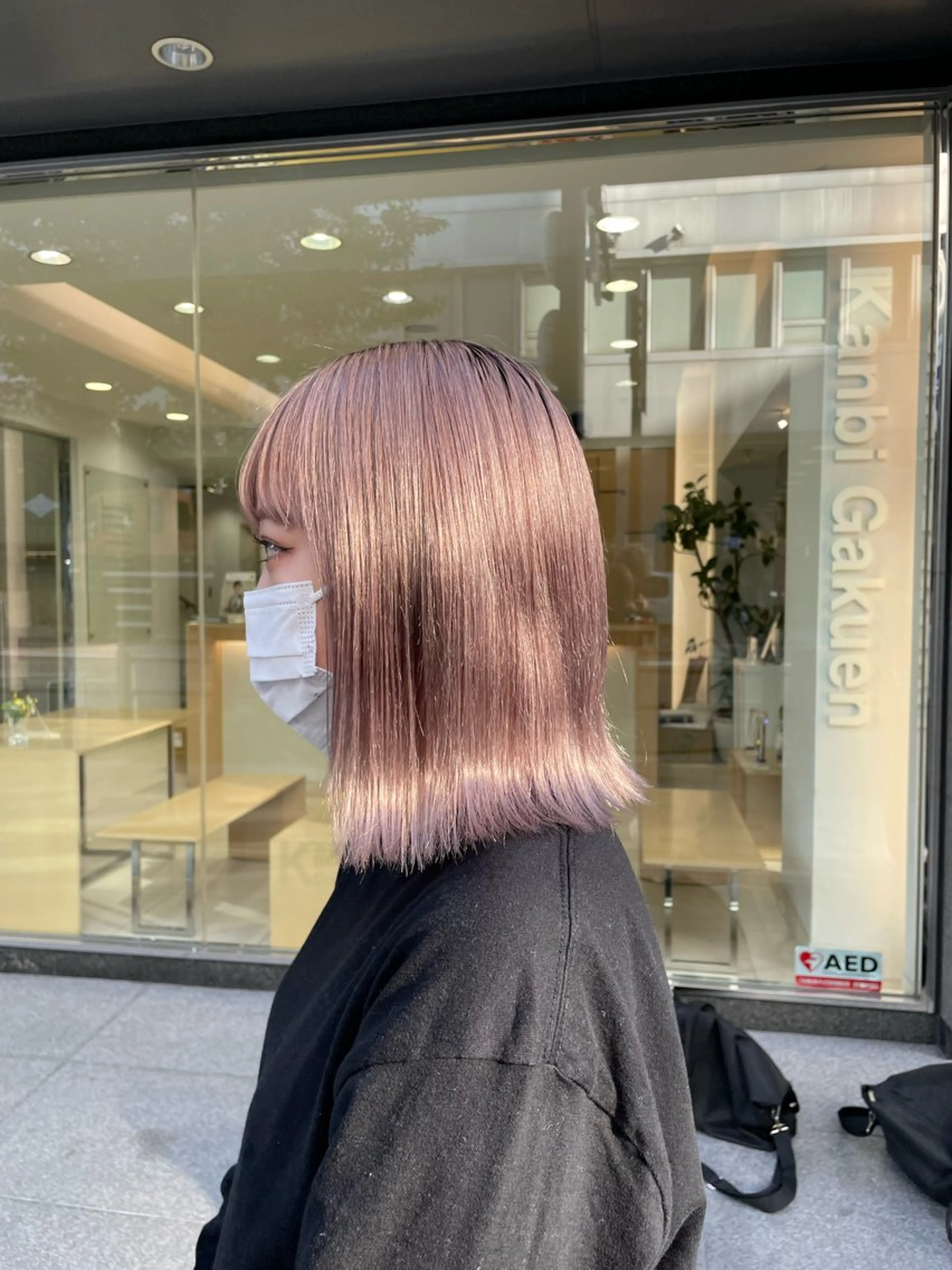 ミディアム カラー 似合わせハイトーン ヒロトのヘアスタイル