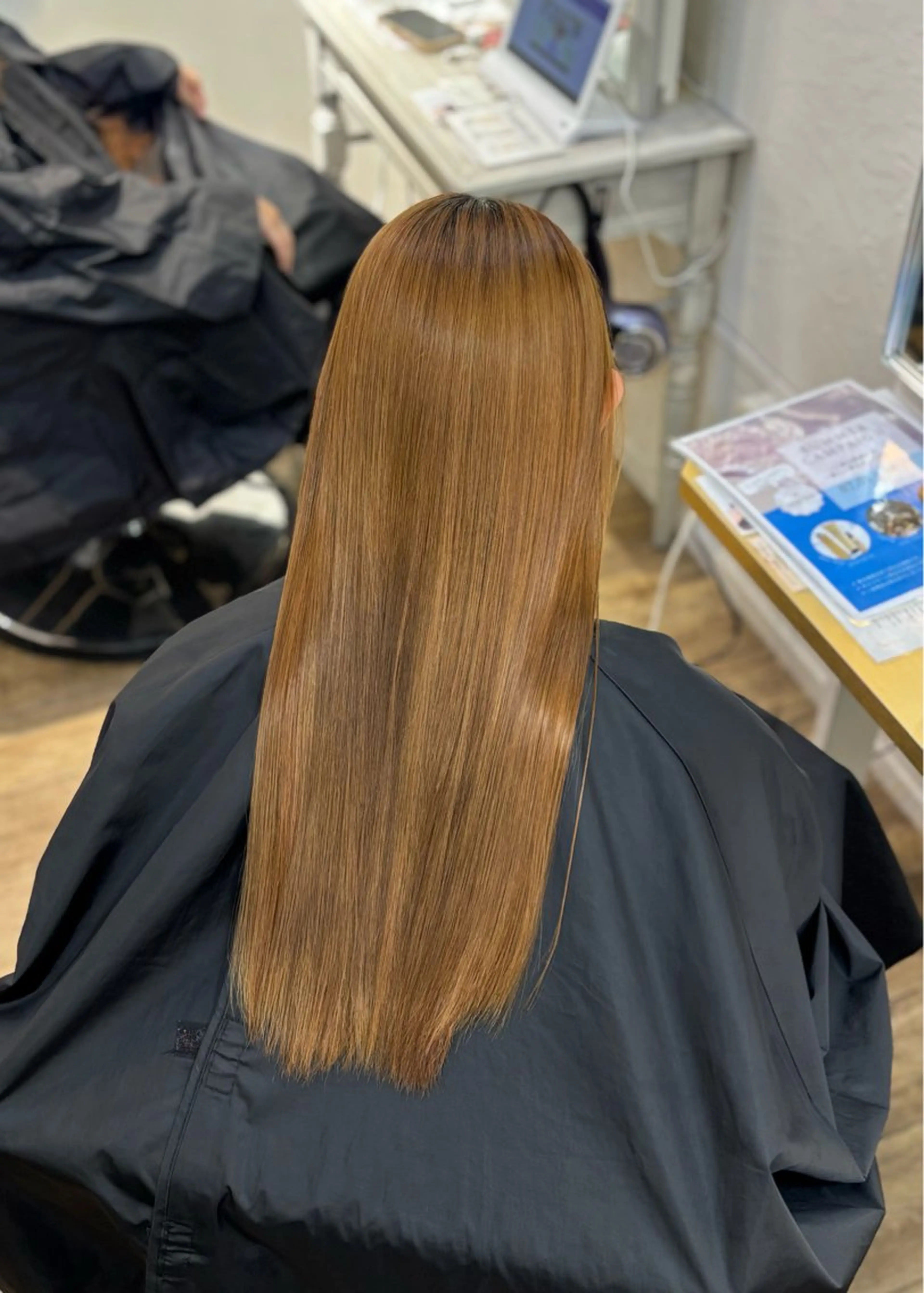 ロング パーマ 縮毛矯正 トリートメント 艶髪カラー/ 茶屋町/王子凌汰のヘアスタイル