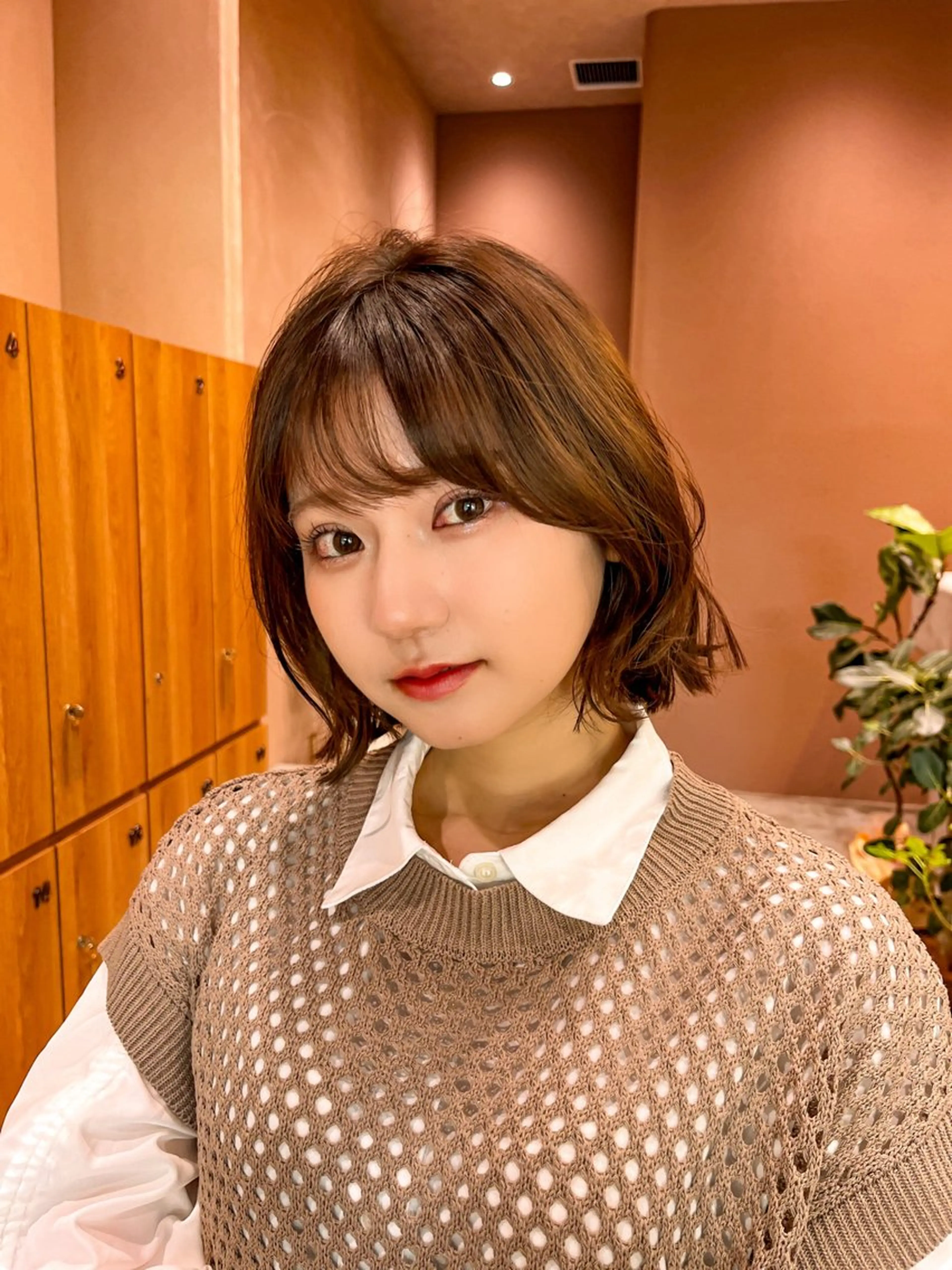 ミディアム 透明感寒色 カラー/さとゆな💛のヘアスタイル