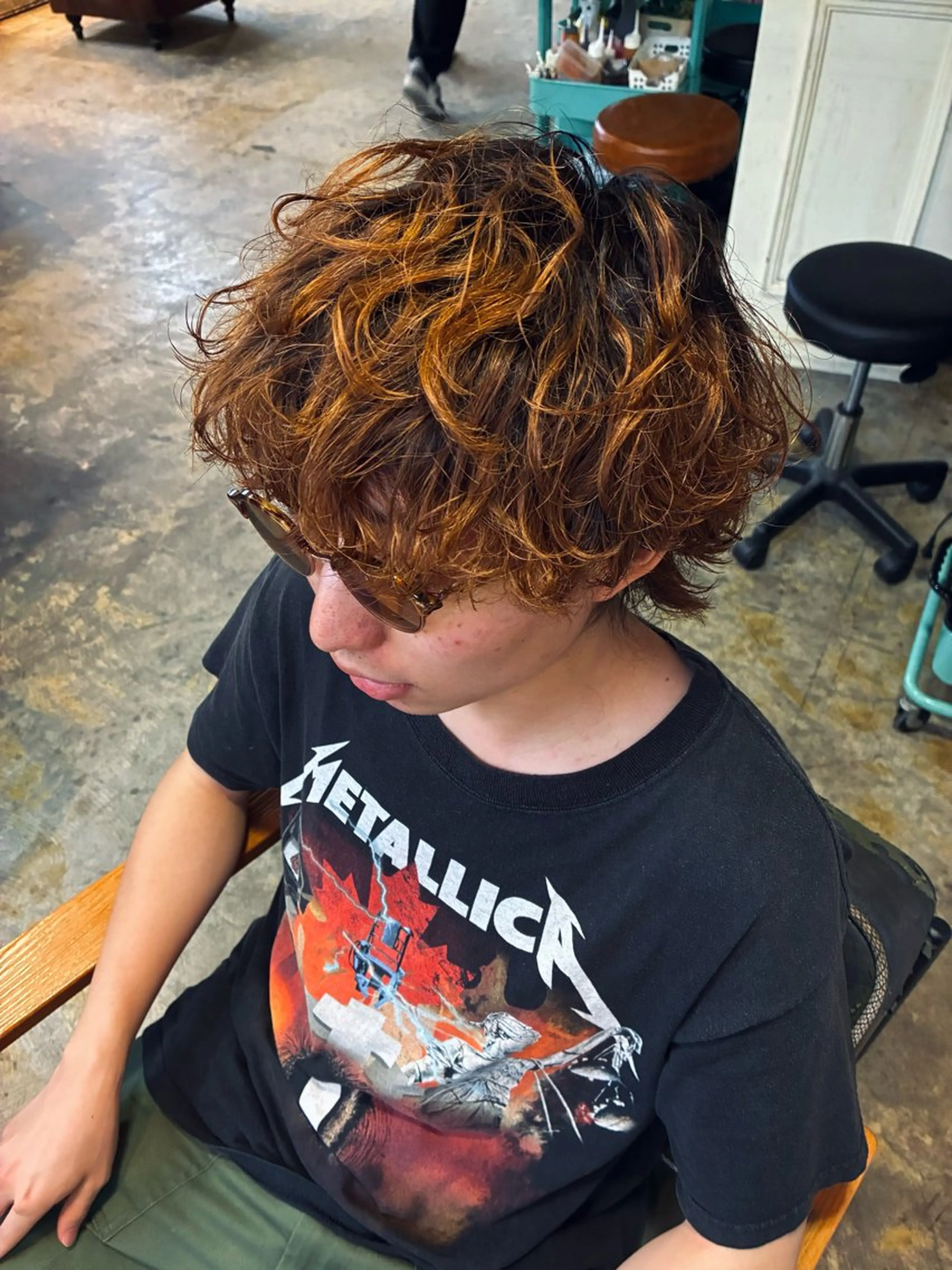 パーマ メンズ カット ヘアカラー トリートメント 新規再来率No.1 金山/メンズパーマのヘアスタイル