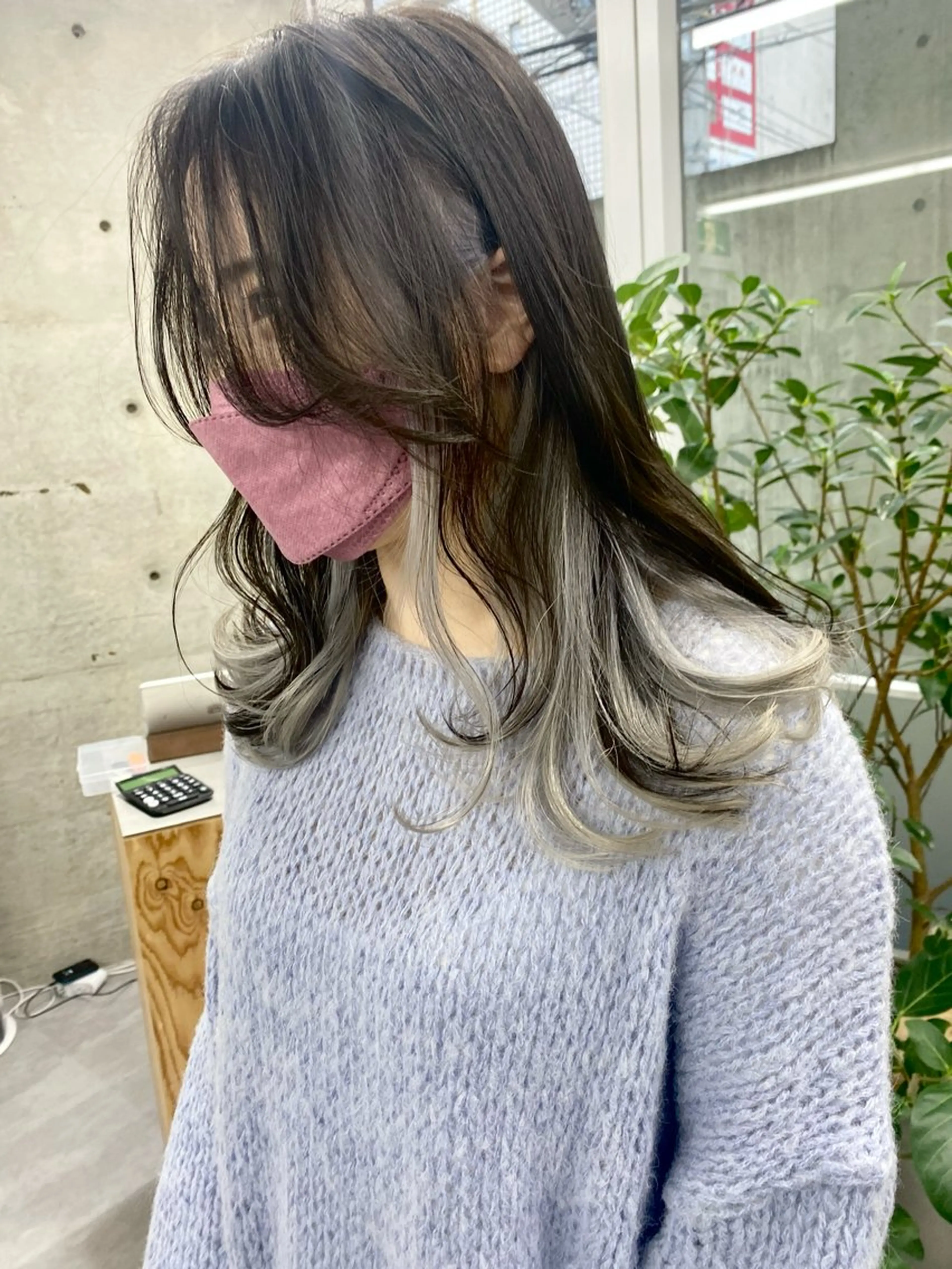 セミロング カラー インナーカラー welring hair salonのヘアスタイル