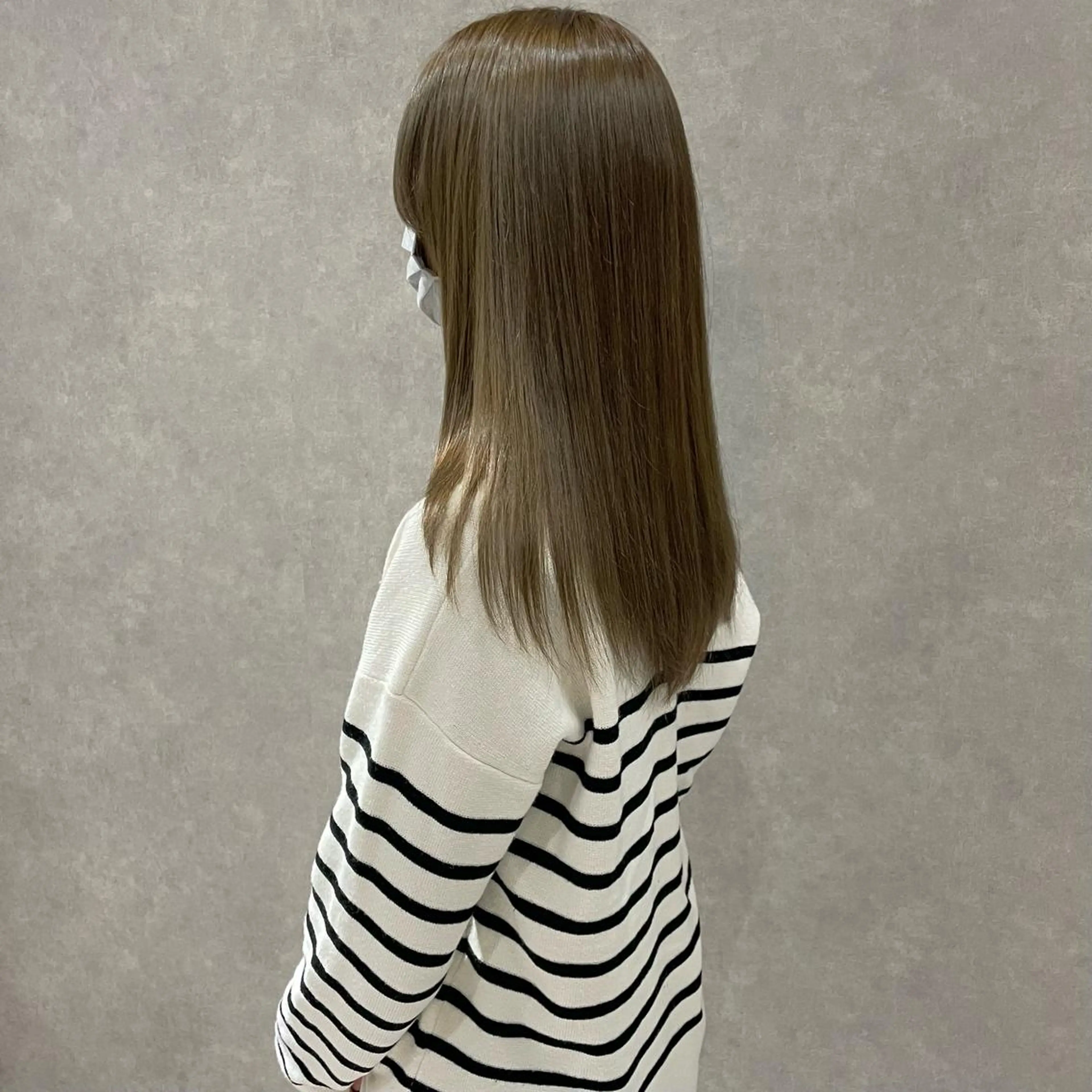 セミロング カラー トリートメント はちすか るかのヘアスタイル