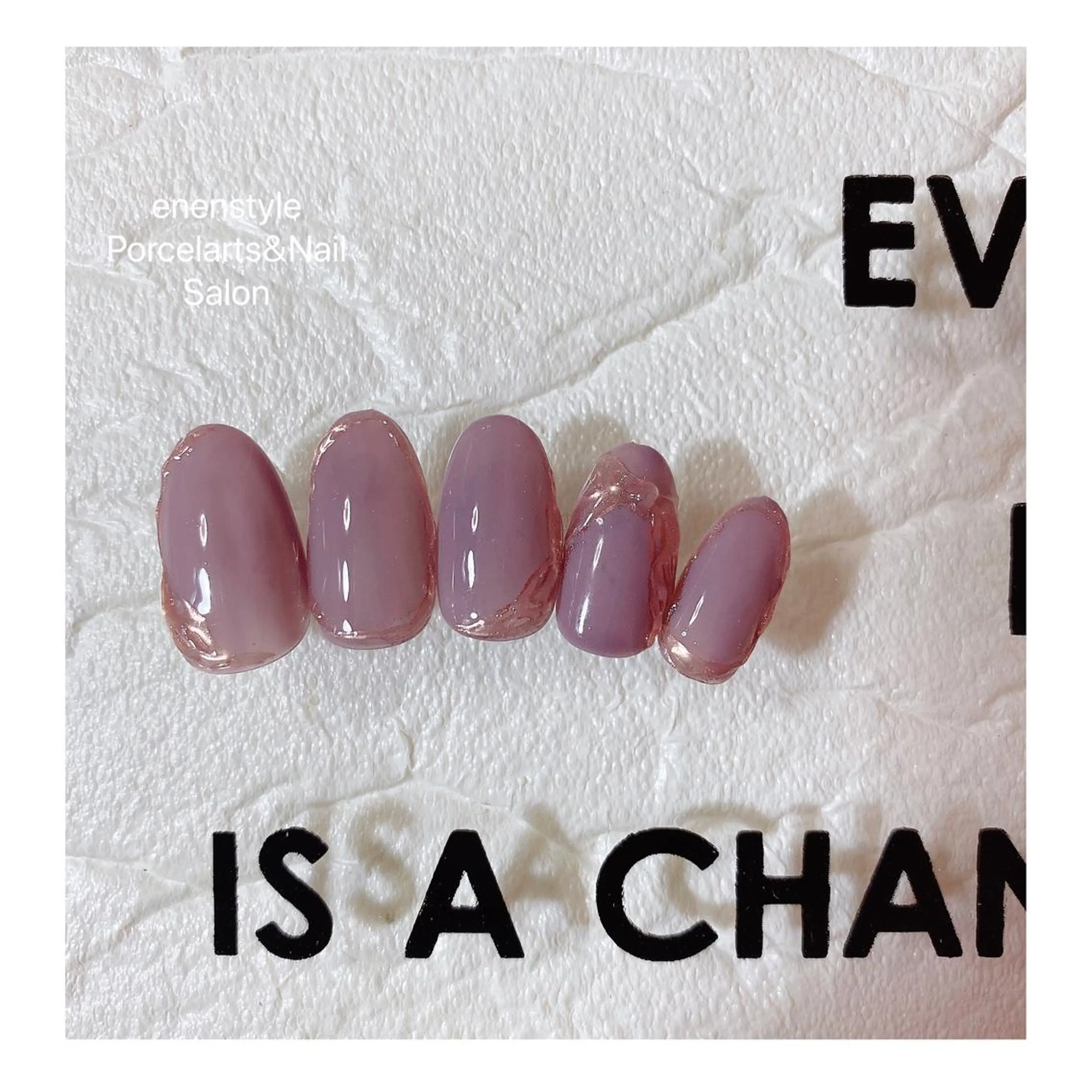 ミディアム ネイル ハンドネイル 👑enen style👑のネイルデザイン