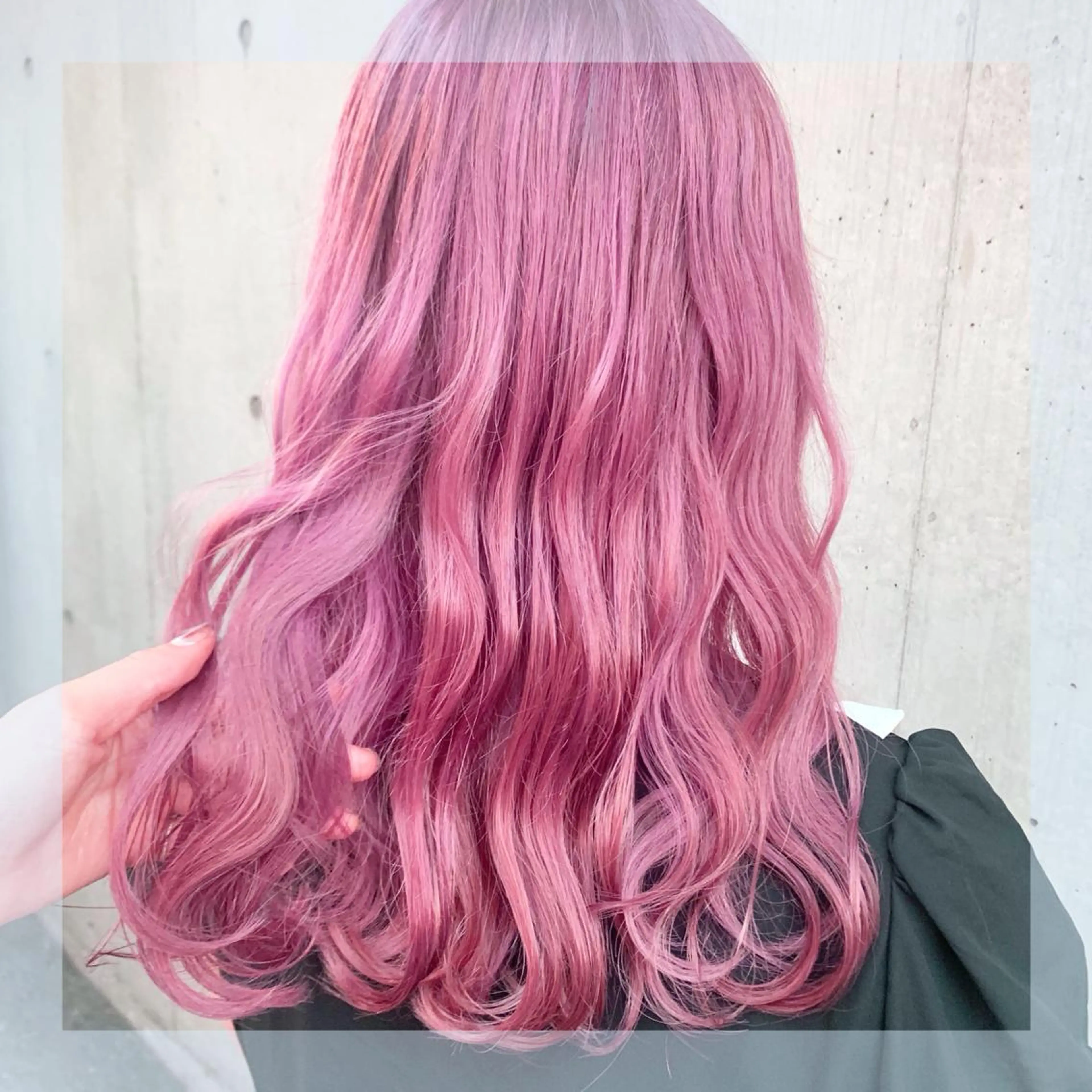 セミロング カラー ヘアアレンジ ヘアカラー トリートメント ヘアセット 🫧柔色/トレンド カラー/川辺晴加のヘアスタイル