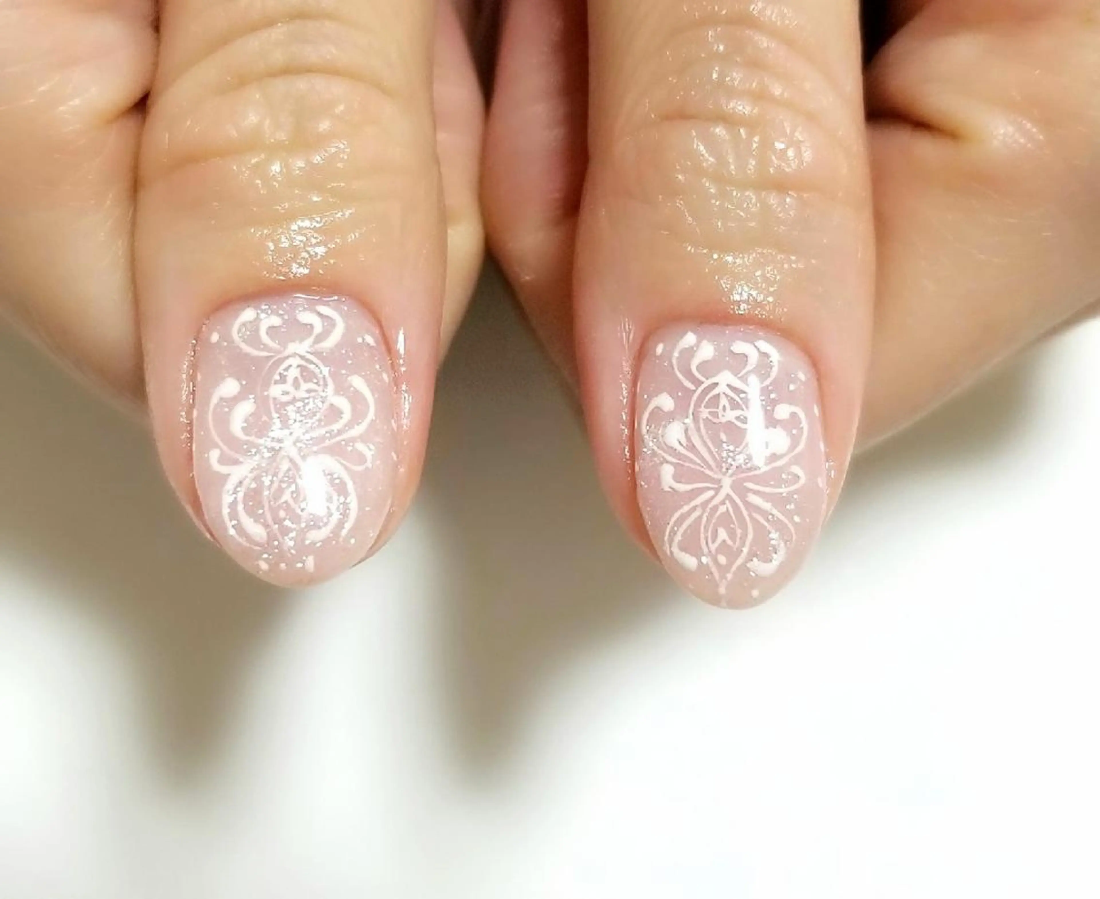 ネイル ブライダルネイル nail salon ipuniのネイルデザイン