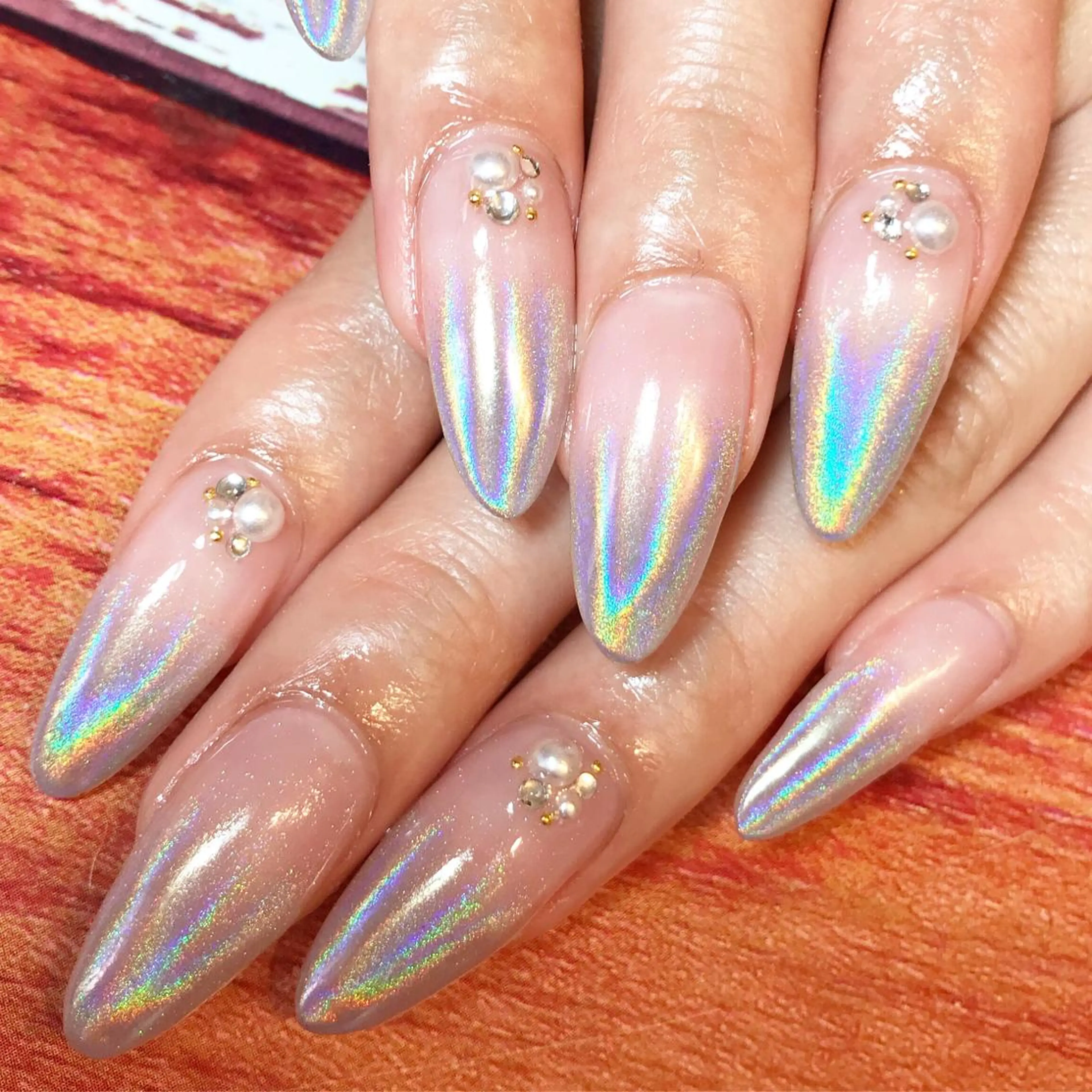 【オフなし】スカルプクリア＋ユニコーングラデの写真