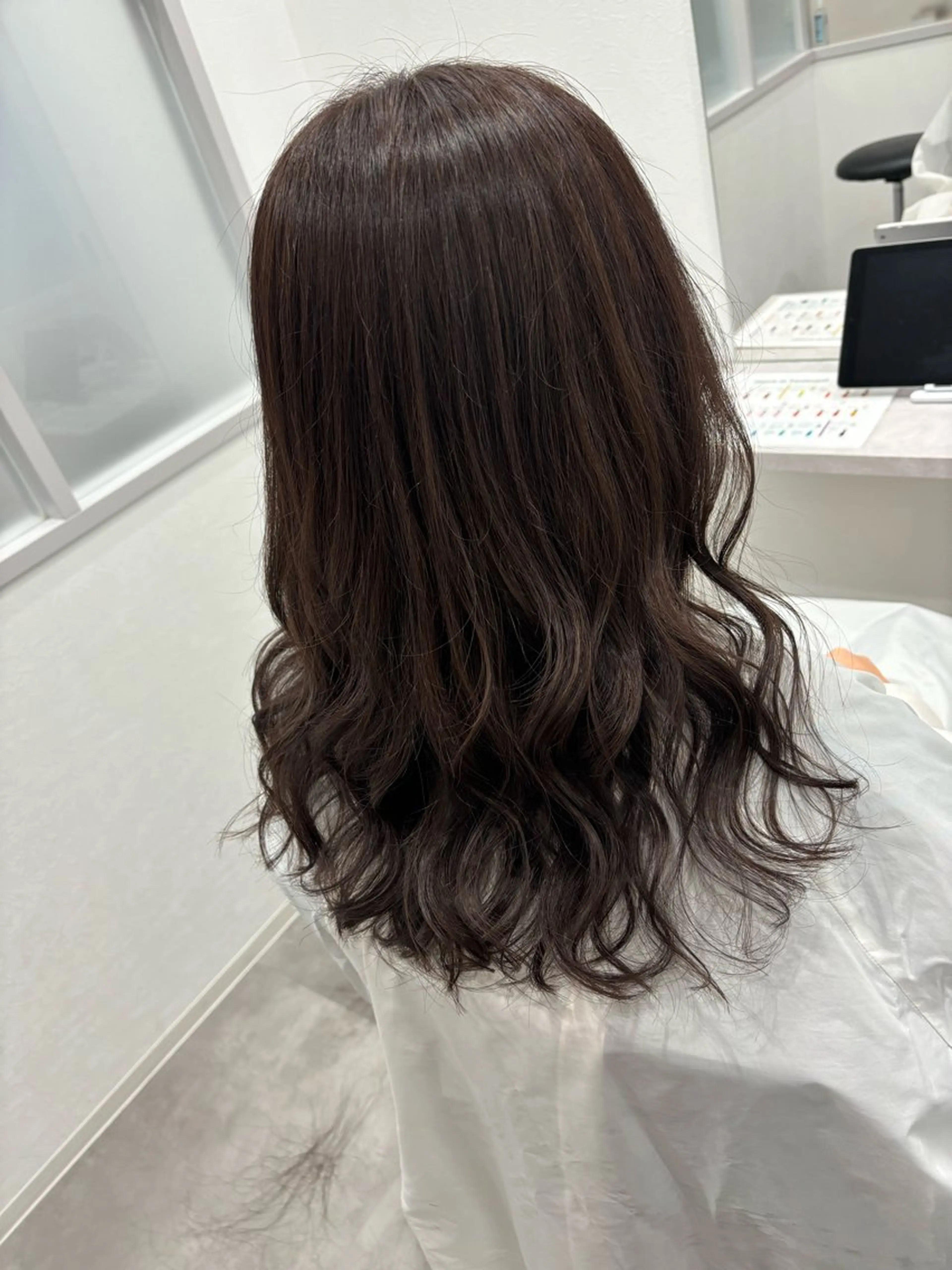 カラー ベージュカラー ハイライトカラー ラベンダーカラー カット ヘアカラー トリートメント 髪質改善/透明感 カラー/内藤有須加のヘアスタイル