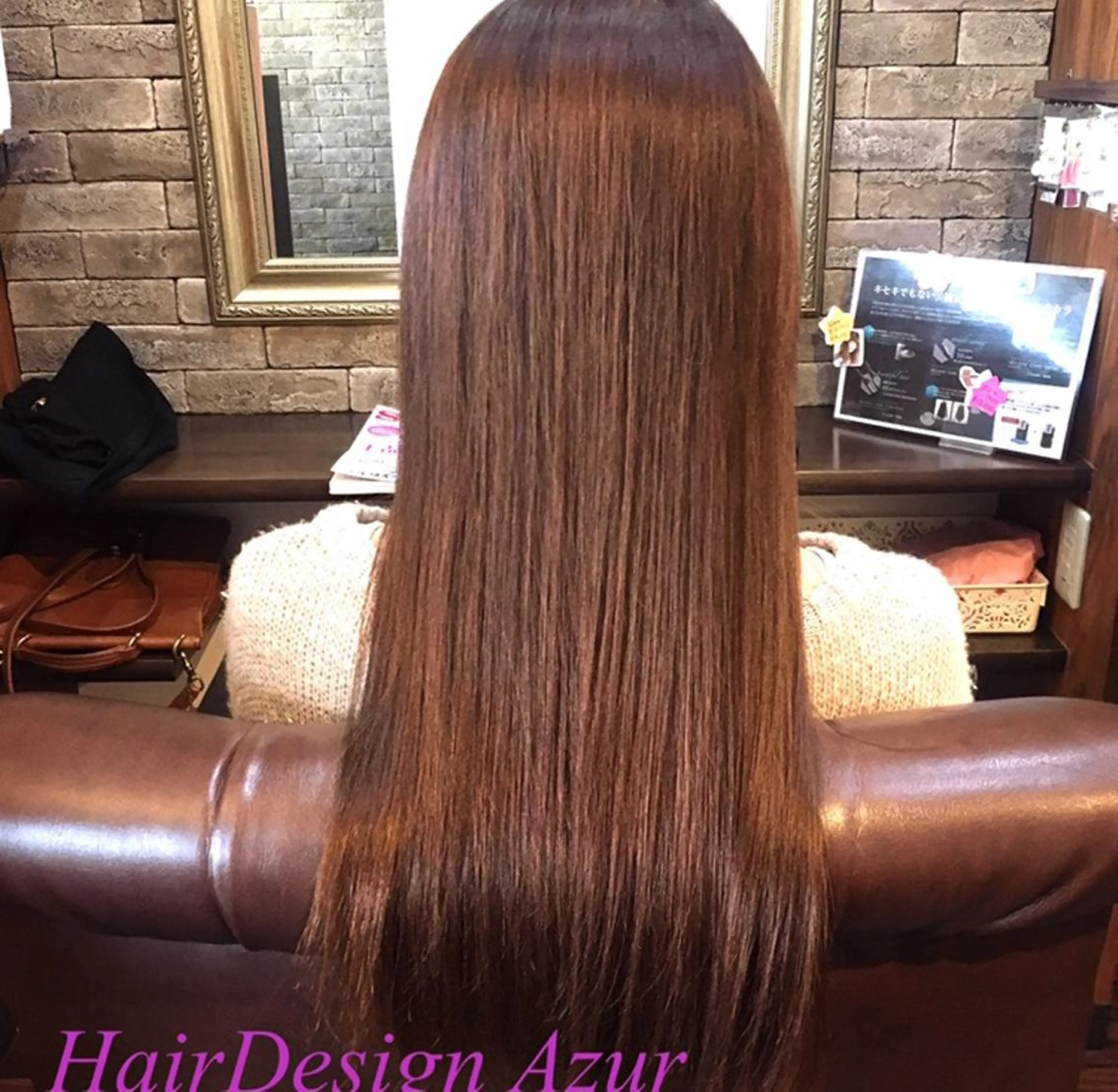 ロング カラー HairDesign Azurのヘアスタイル