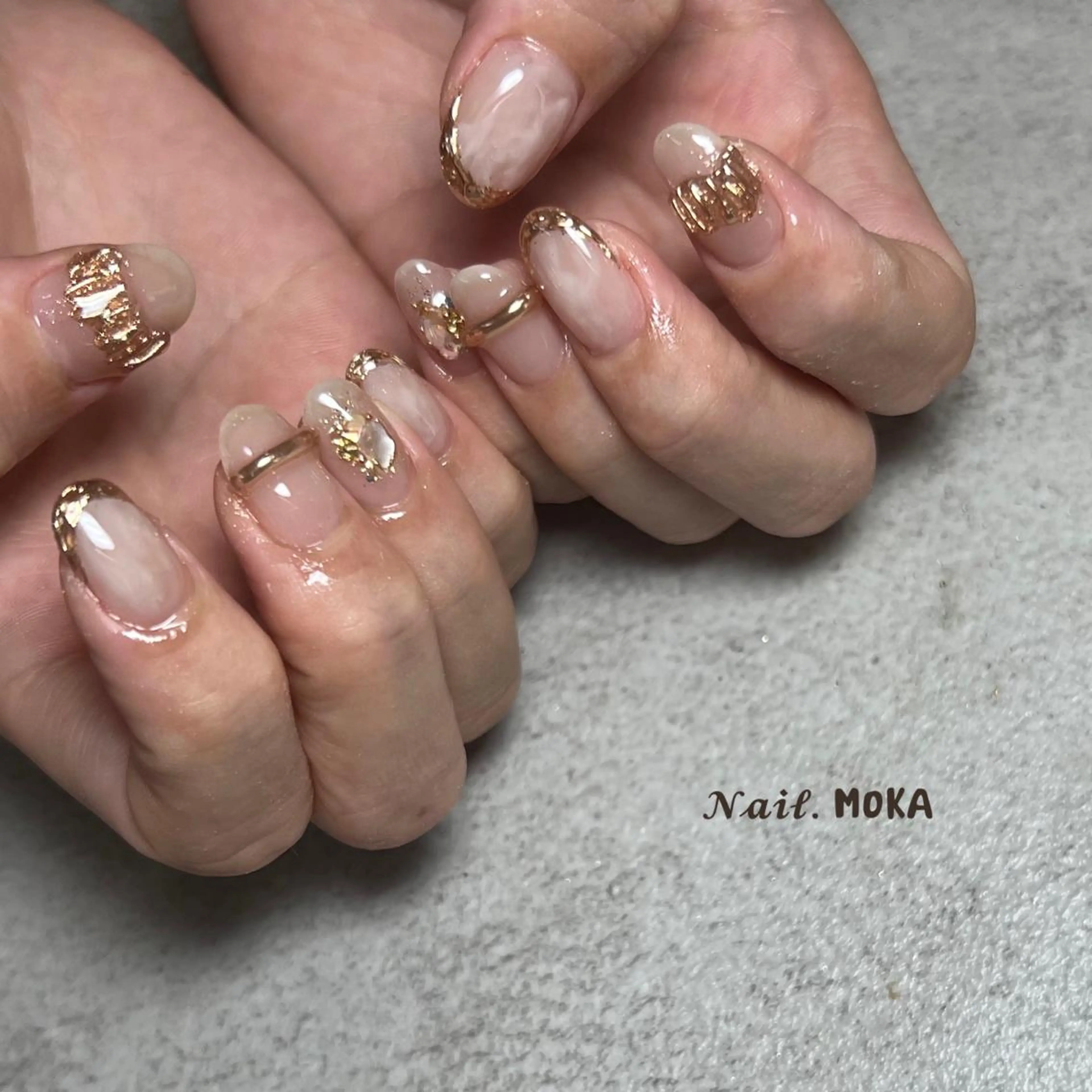 ネイル ニュアンスネイル nail. MOKAのネイルデザイン