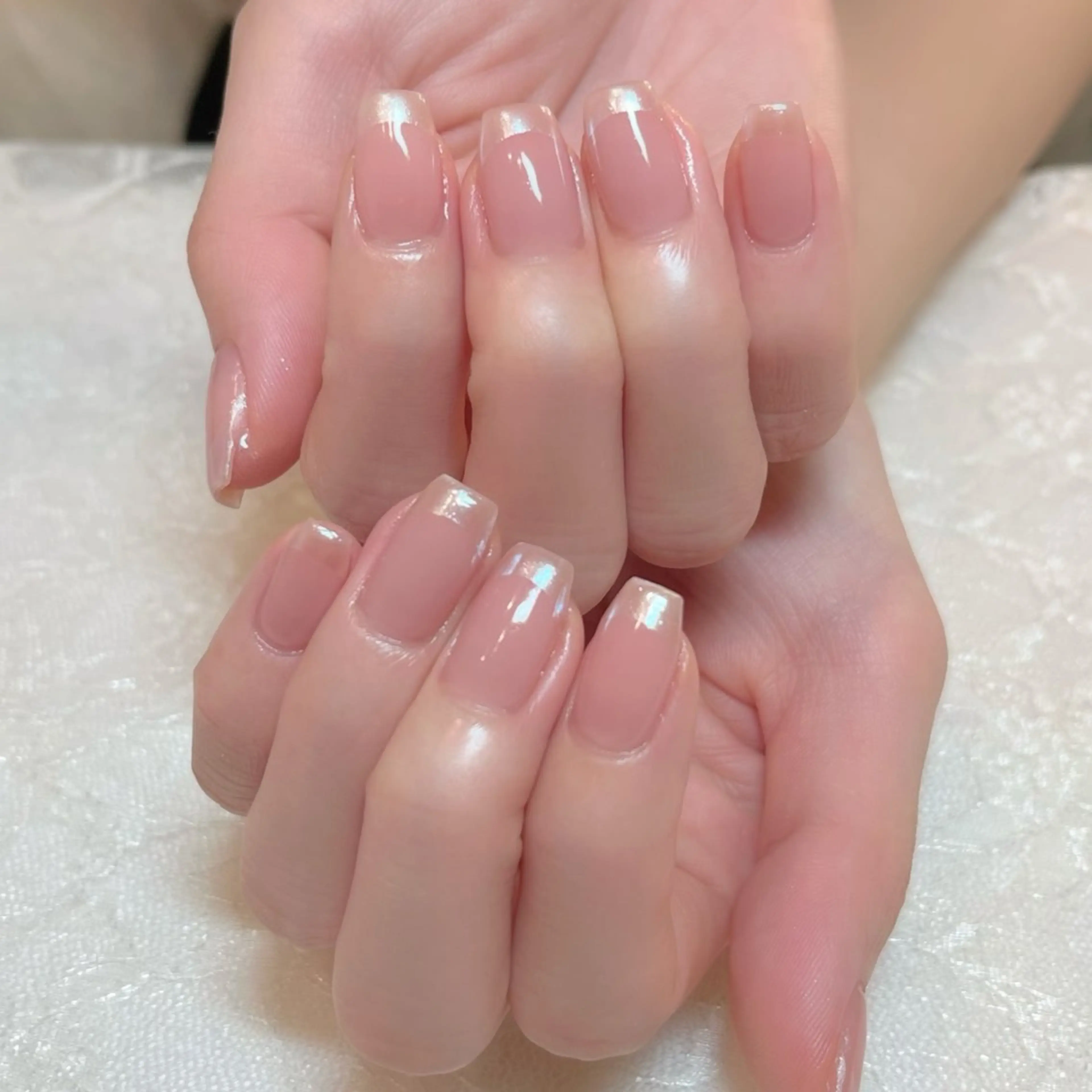 ネイル ミラーネイル ホワイト ハンドネイル aoinail所属・aoi nailのネイルデザイン