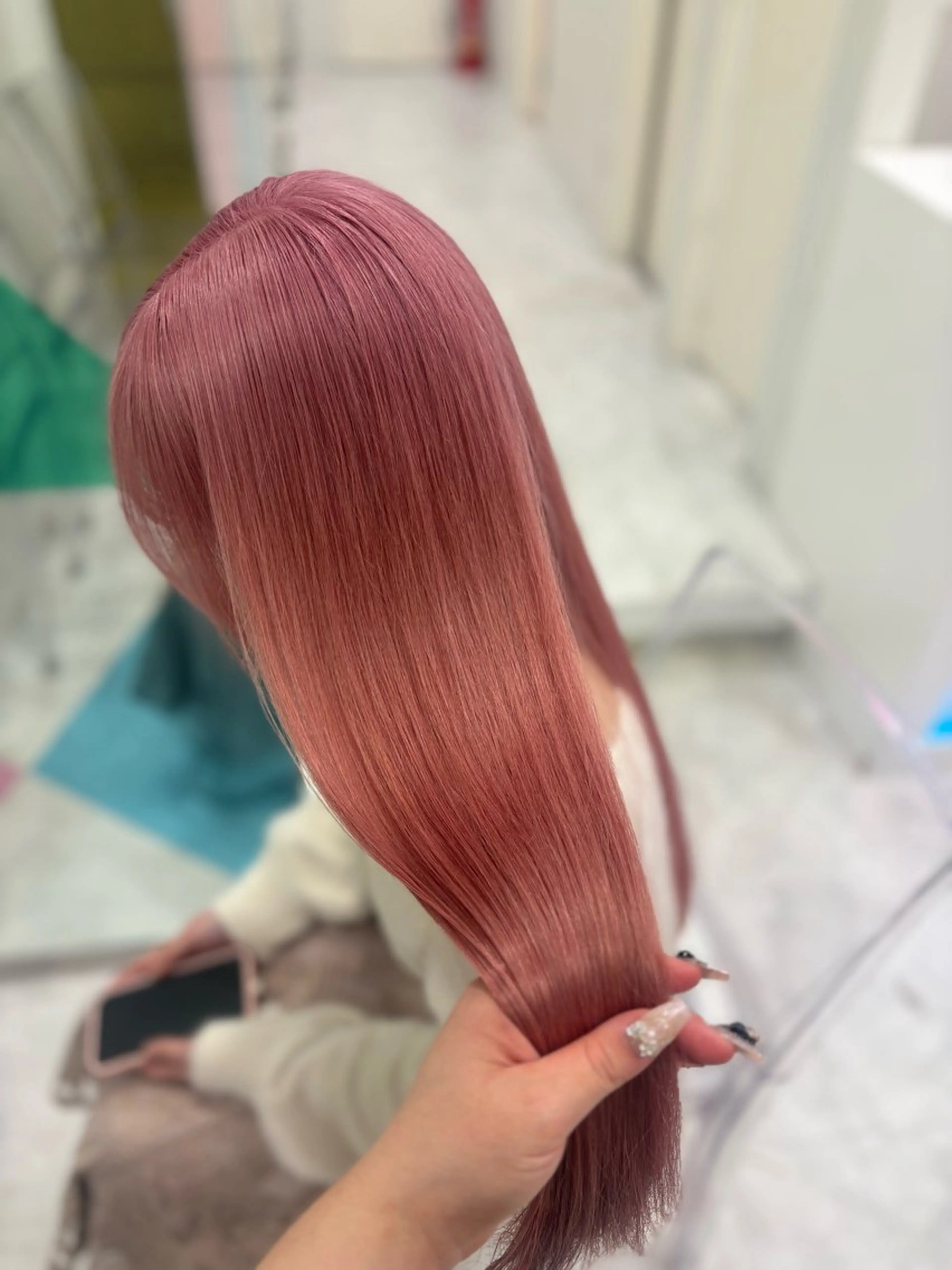 カラー ヘアカラー akari🎀🤍 ガーリーstyleのヘアスタイル