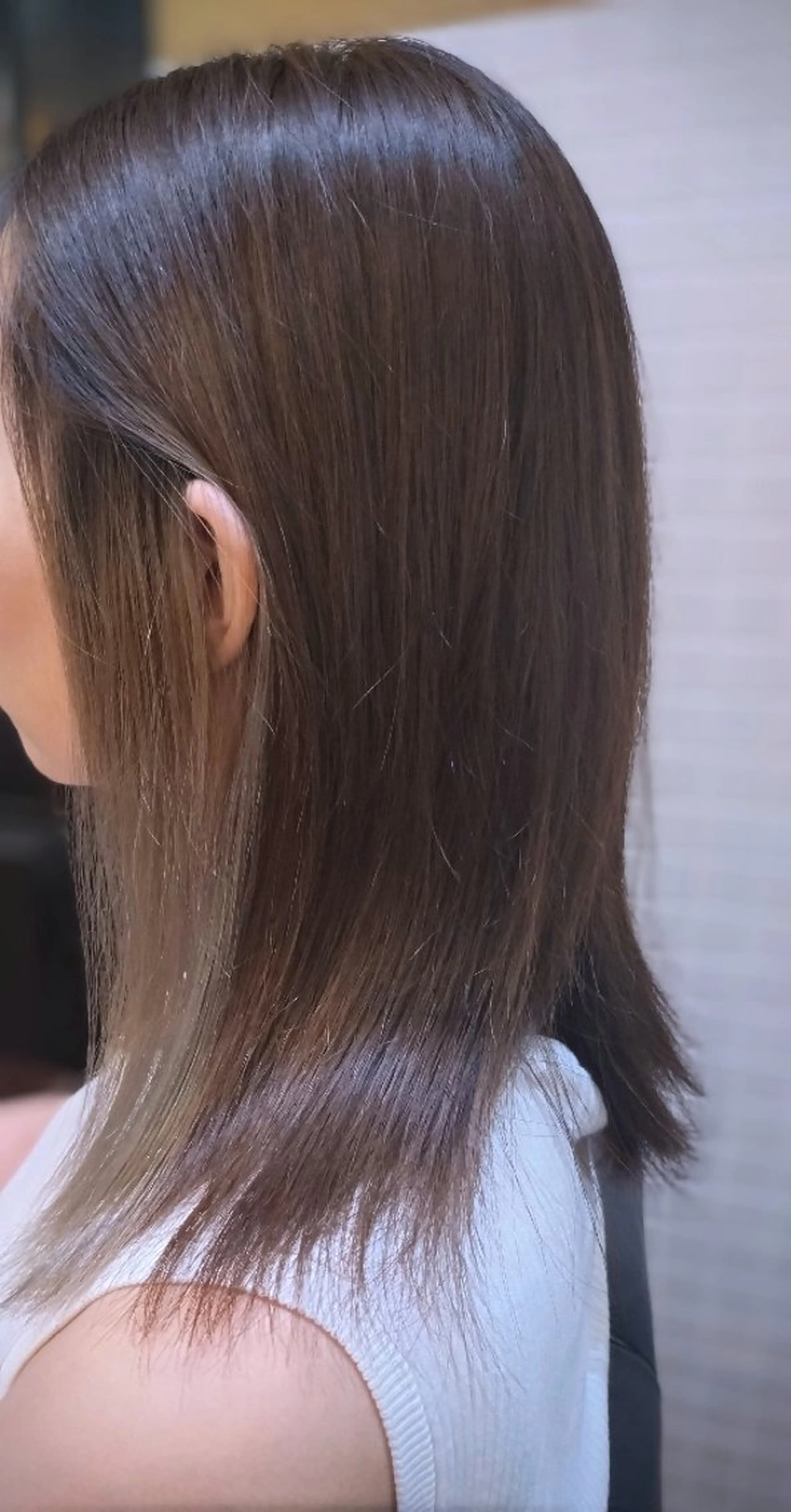 ミディアム 猪野 さやかのヘアスタイル