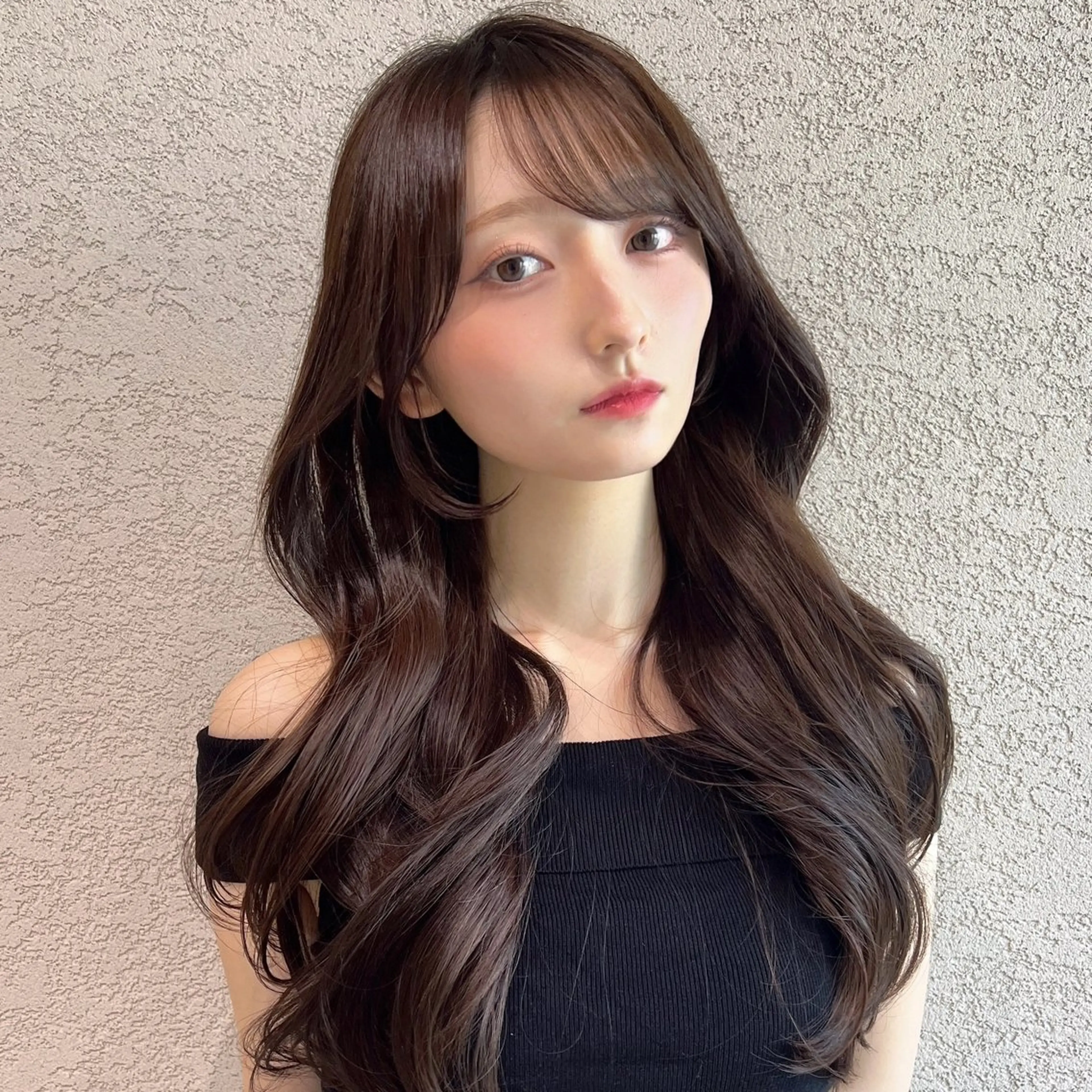 ロング カット ヘアカラー トリートメント 岡田洸太|似合わせ× モテ髪×美髪提案🤎のヘアスタイル