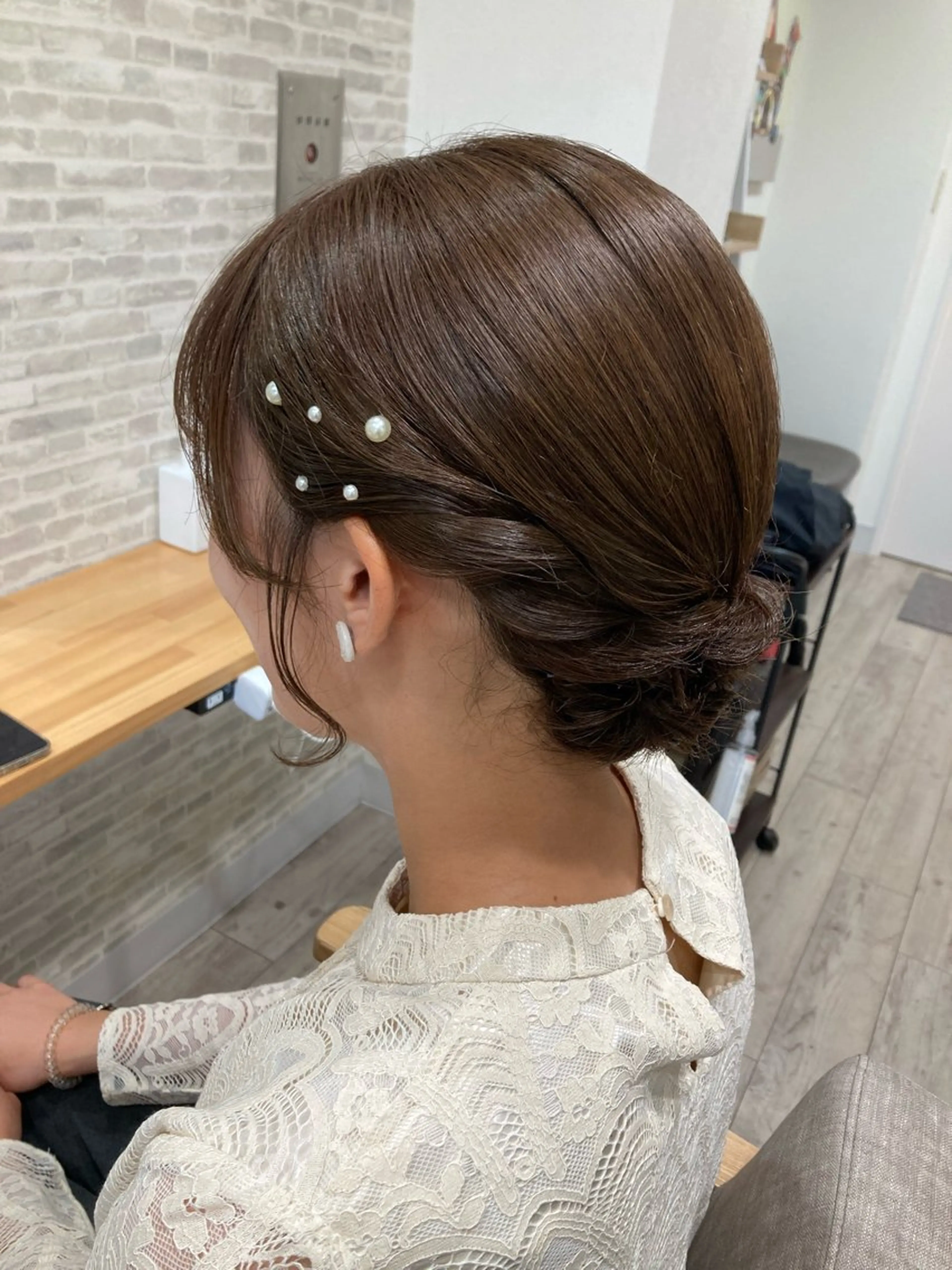 ミディアム ヘアアレンジ ボブ 伸ばしかけ ヘアセット Gypsoly ☺︎ゆきのその他イメージ