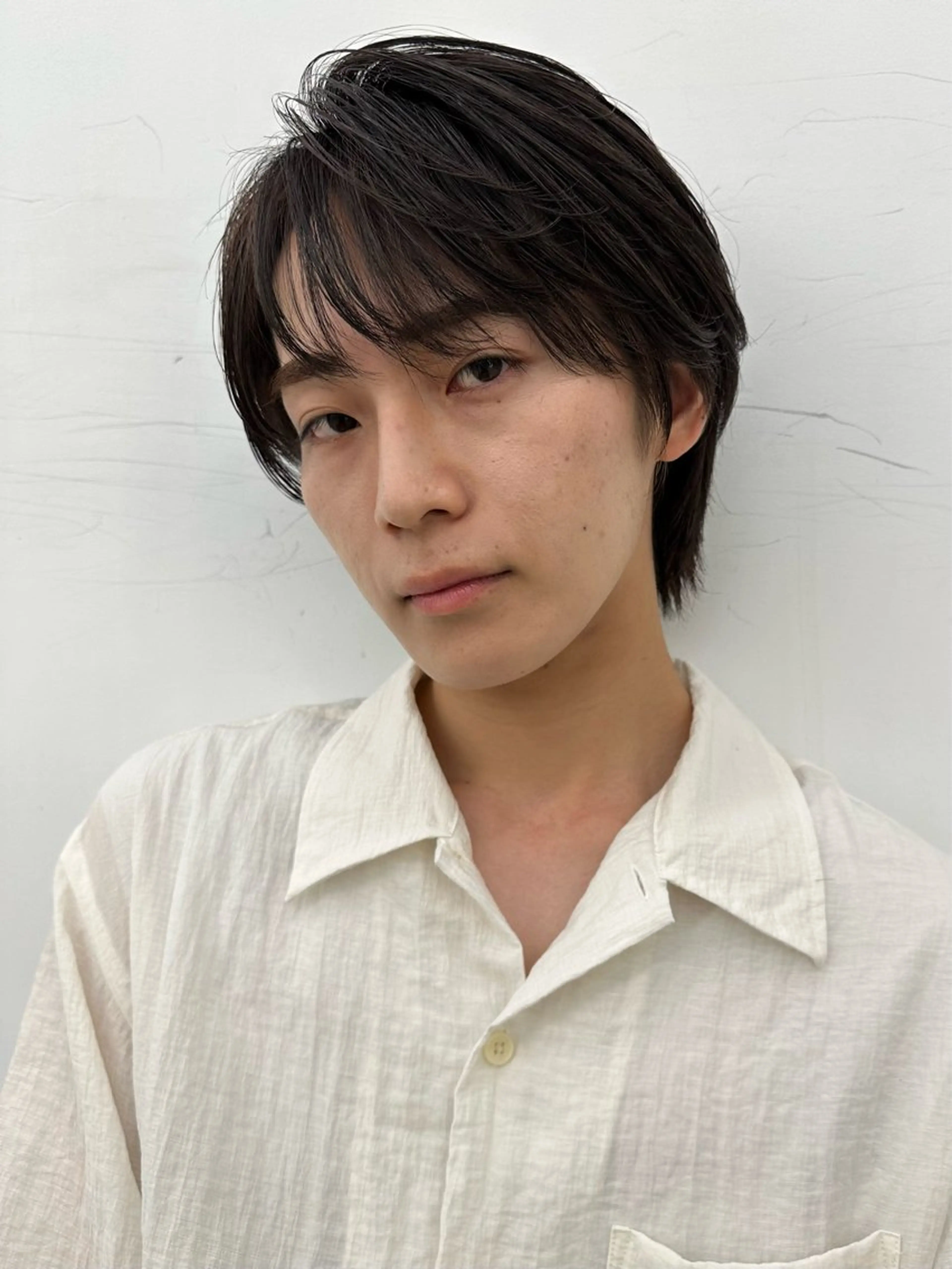 ショート カラー パーマ メンズ Vir by browのヘアスタイル