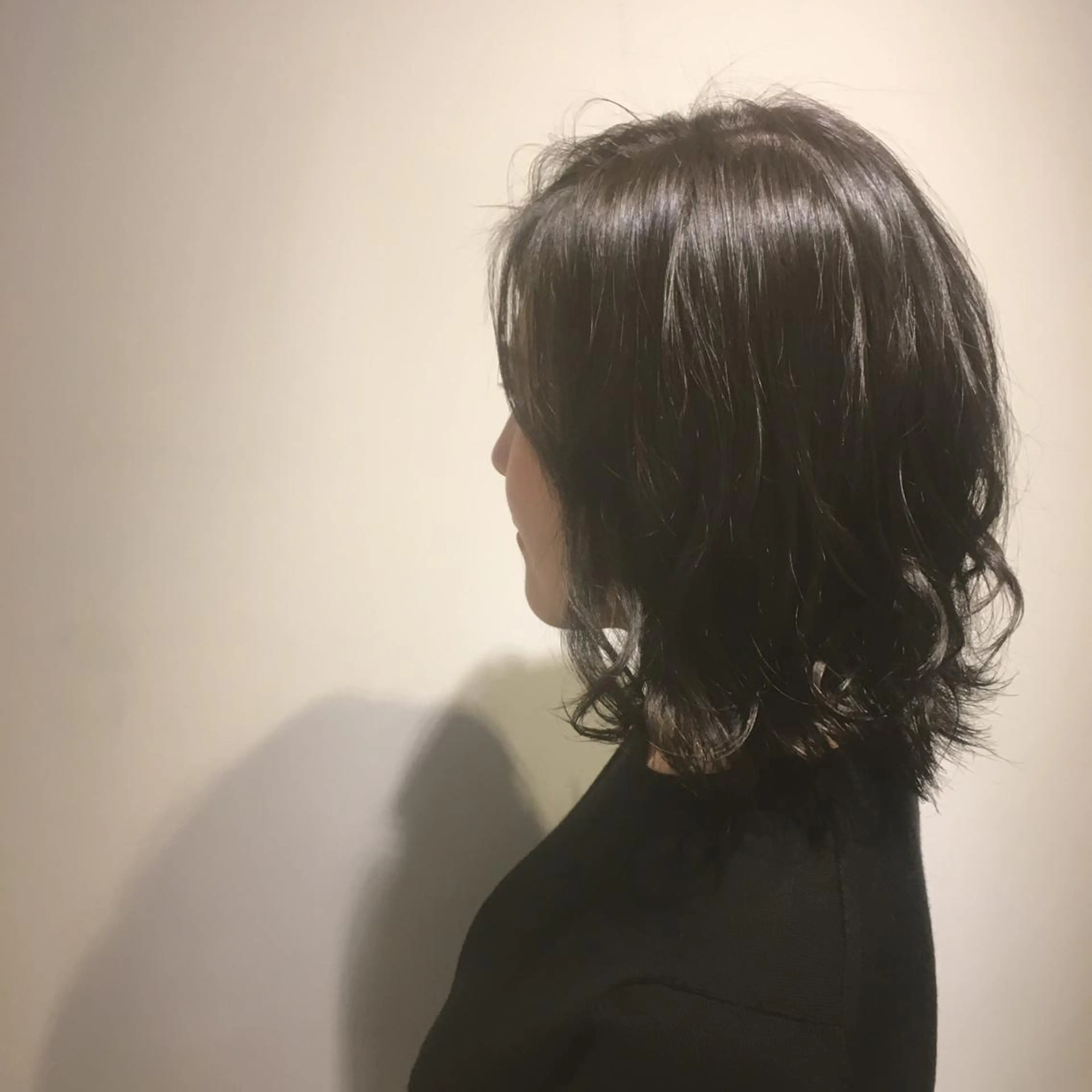 ミディアム カラー カット ヘアカラー トリートメント しのはら まどかのヘアスタイル