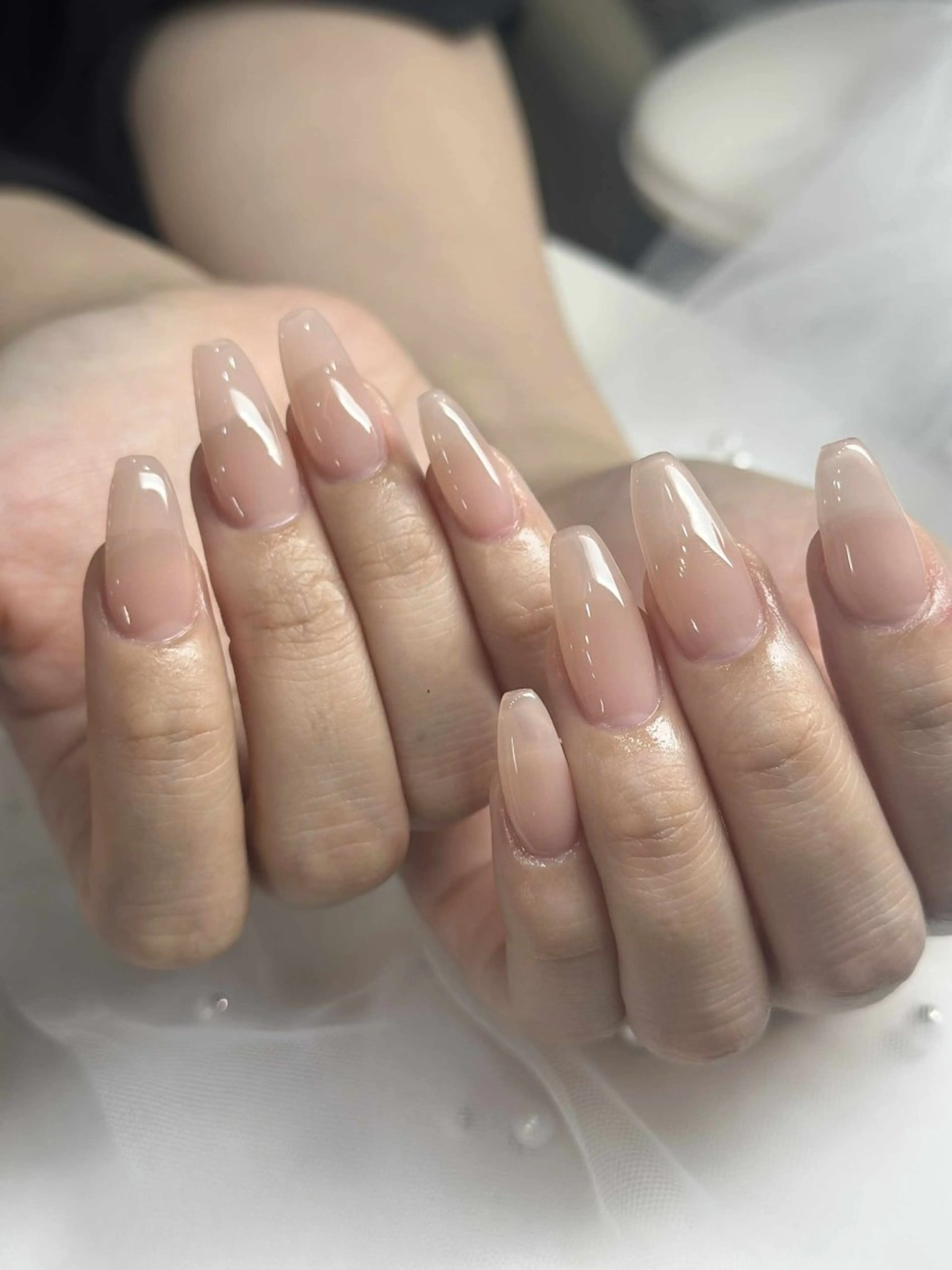 ネイル ワンカラーネイル sora ❄️のネイルデザイン