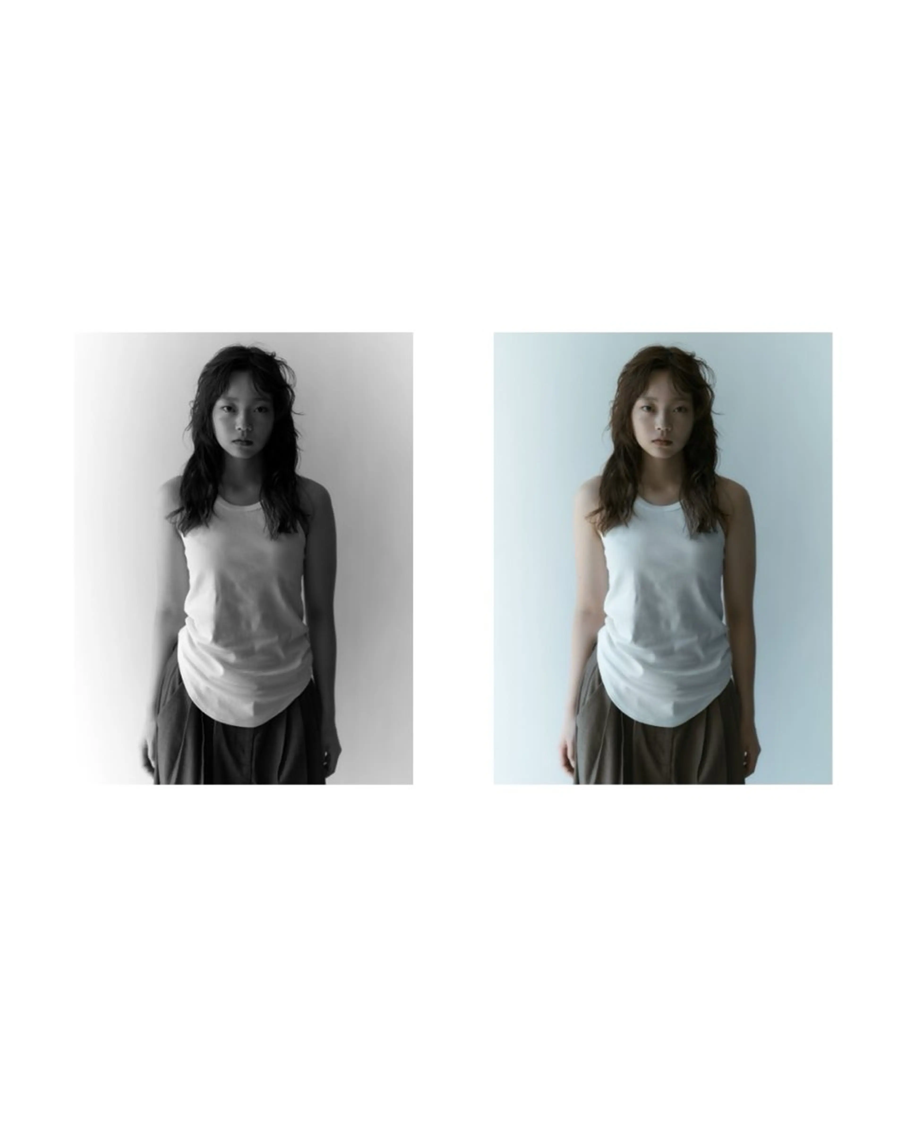 カラー 飯森 裕菜のヘアスタイル