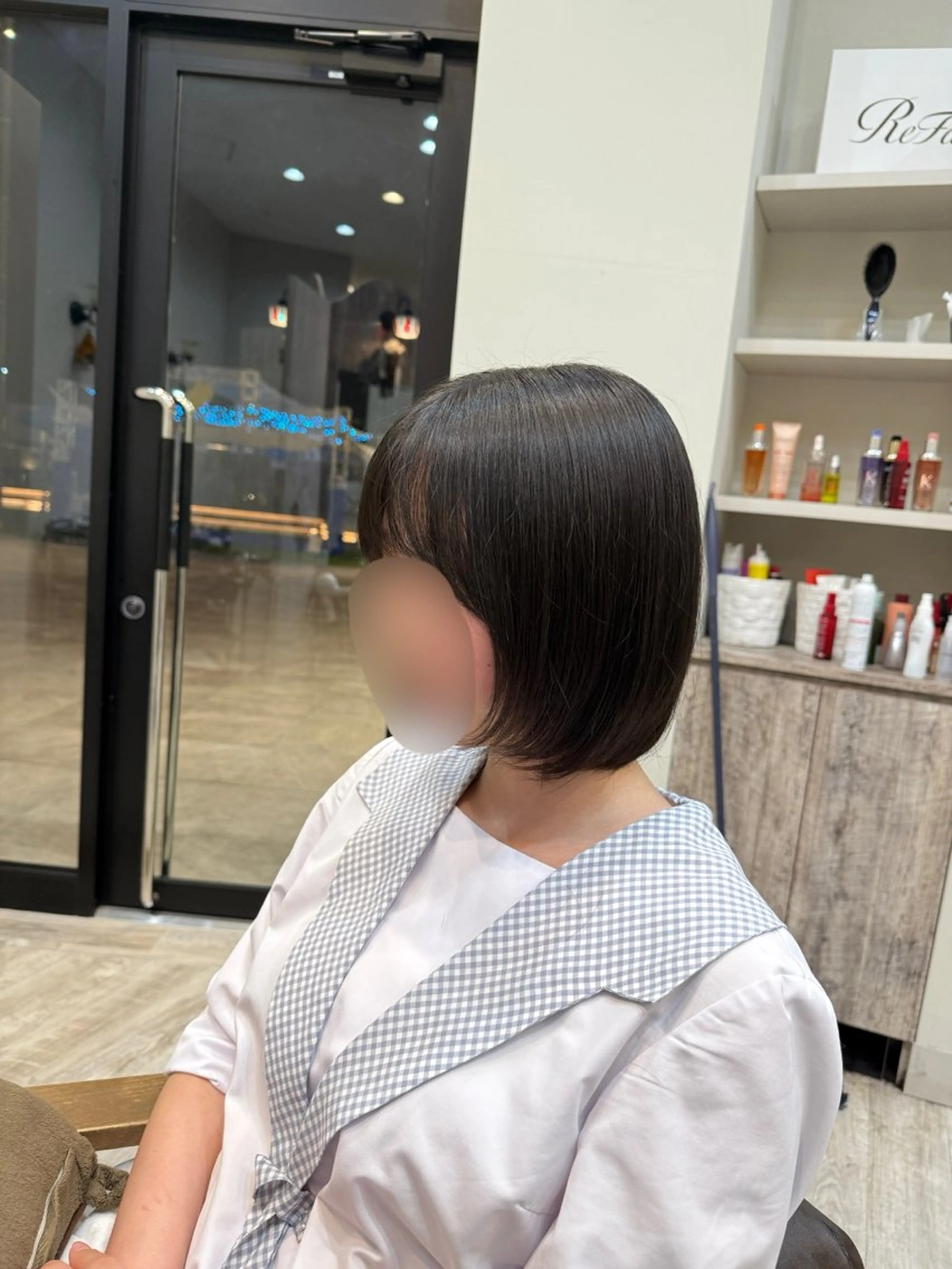 ミディアム ボブレイヤー ボブ レイヤーカット ラモードイワイ土岐 / 太田のヘアスタイル