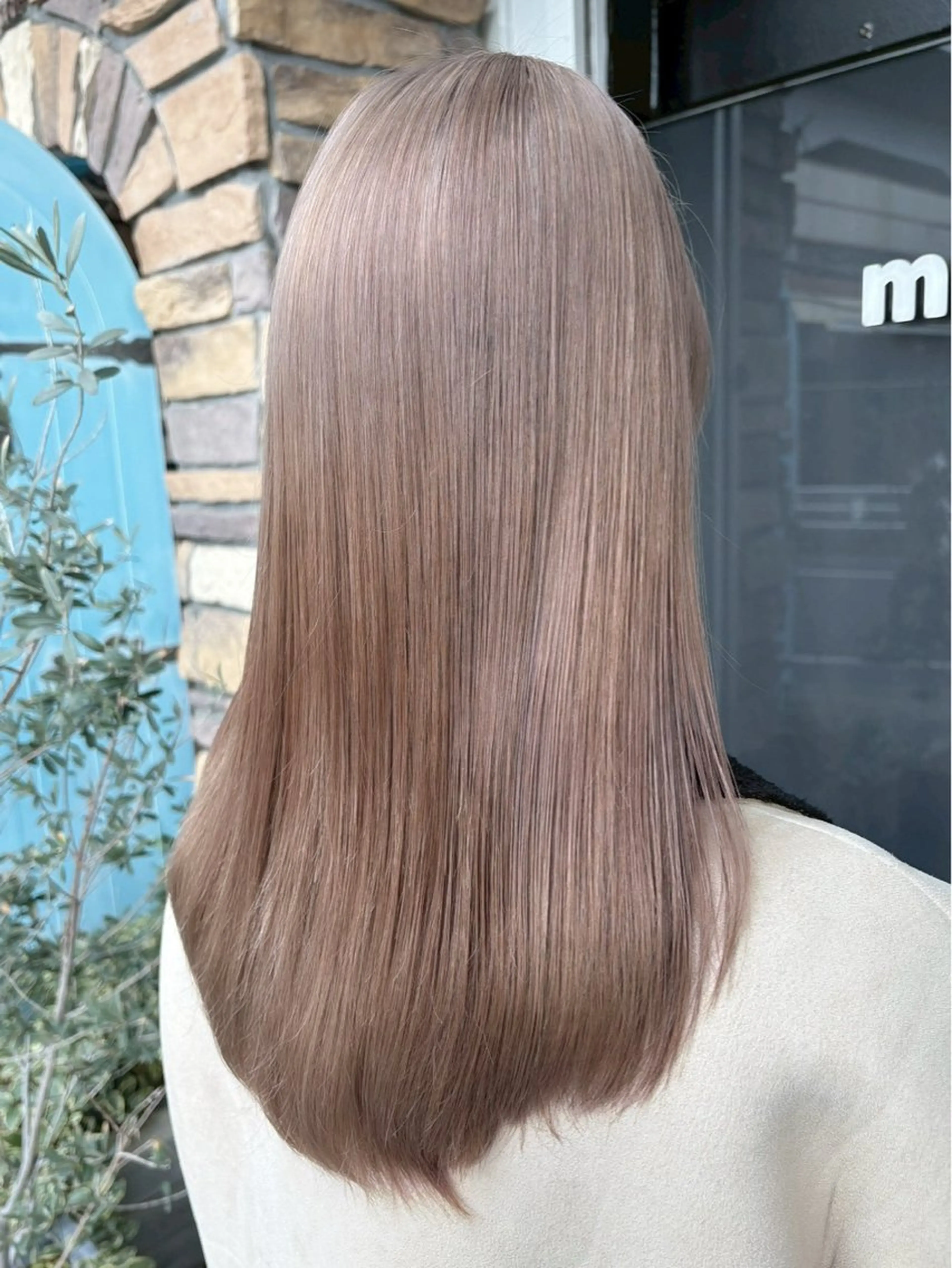 カラー カット ヘアカラー トリートメント ハイトーン/韓国風/ 艶髪/吉祥寺のヘアスタイル