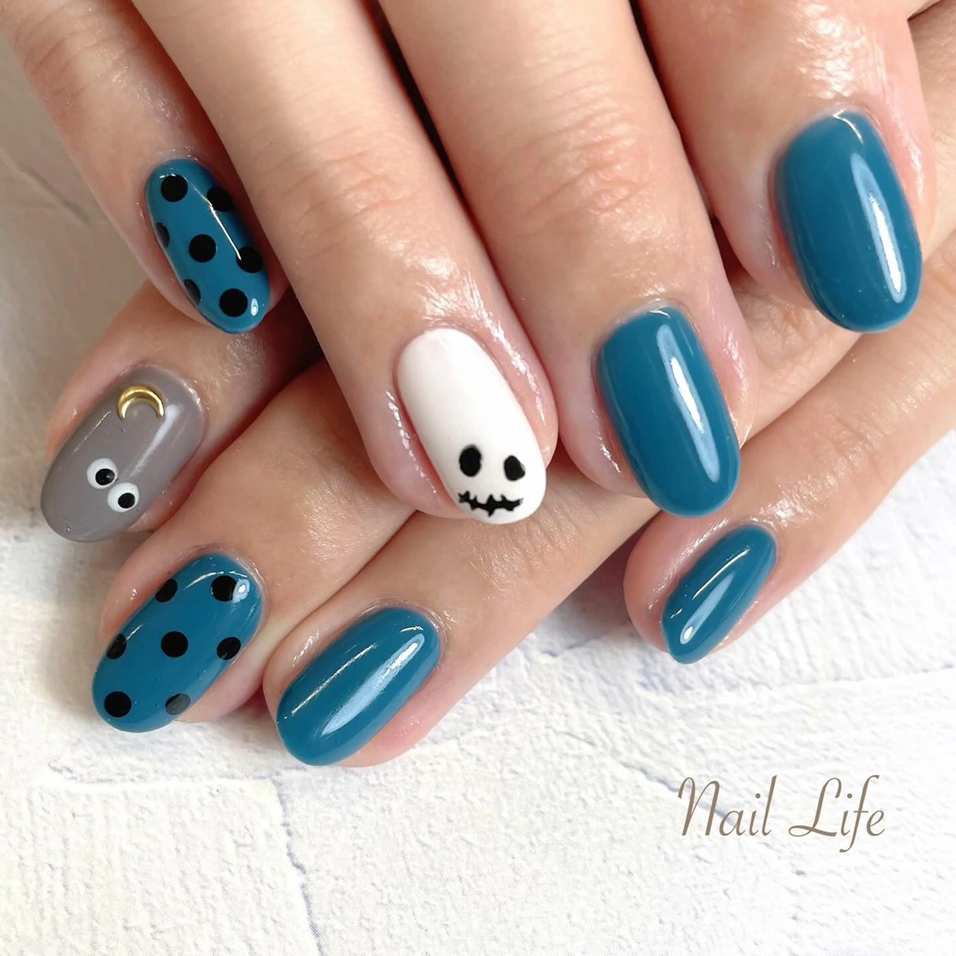 ネイル ハロウィン 大嶋 めぐみのネイルデザイン