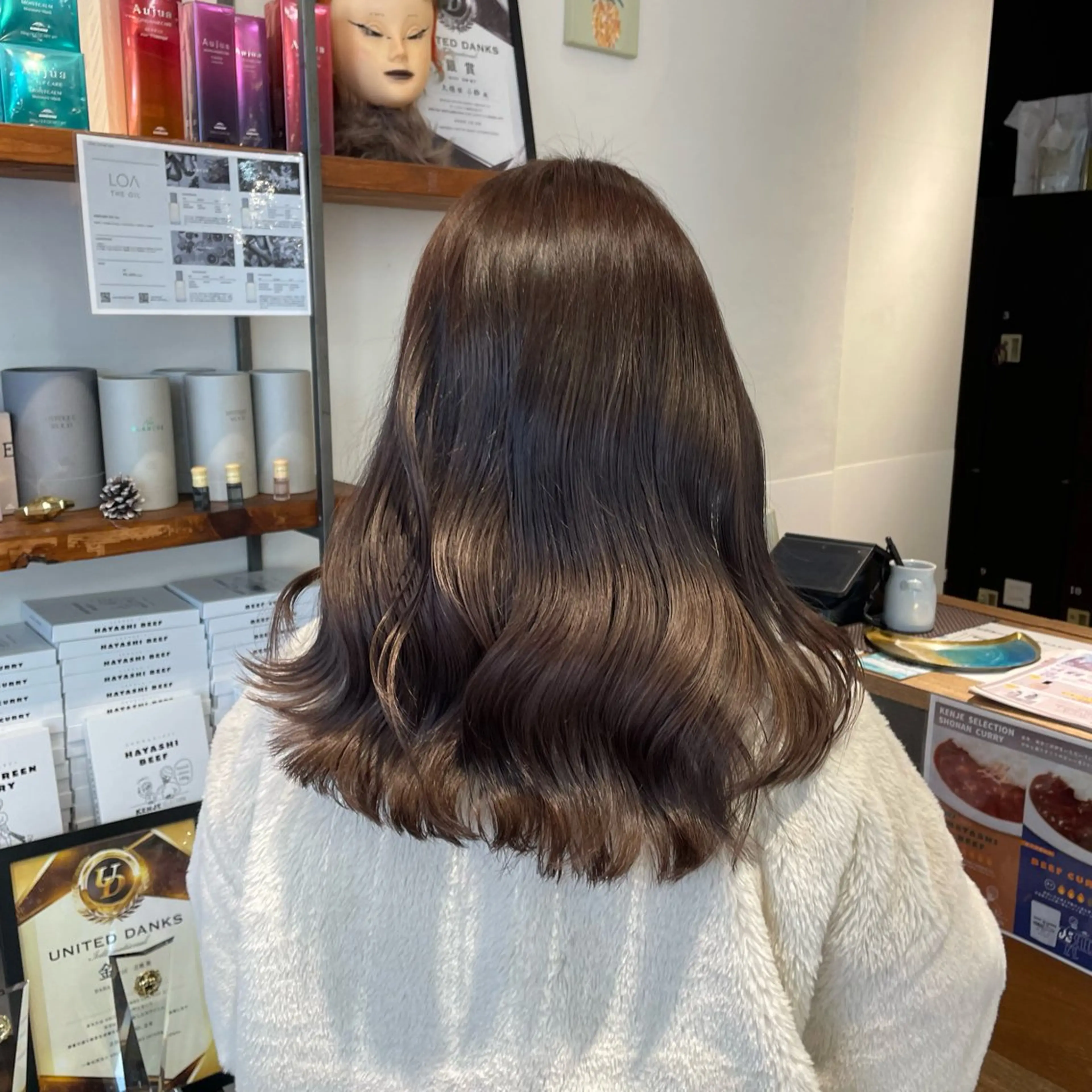 セミロング カラー カット ヘアカラー トリートメント このみ/髪質改善 /ヘアアレンジ🫧のヘアスタイル